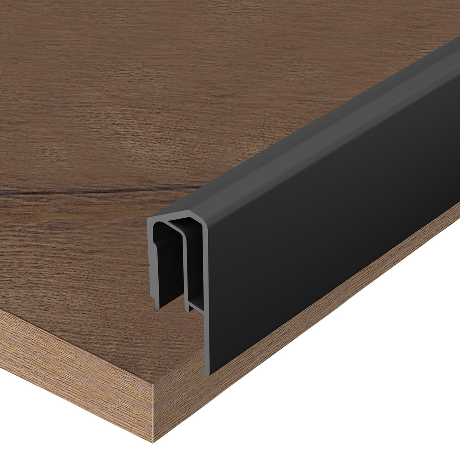 Couvre-ferrure,  noir mat