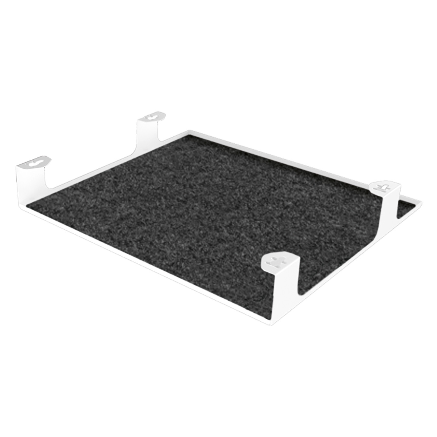 Tablette SmarTray en acier, blanc