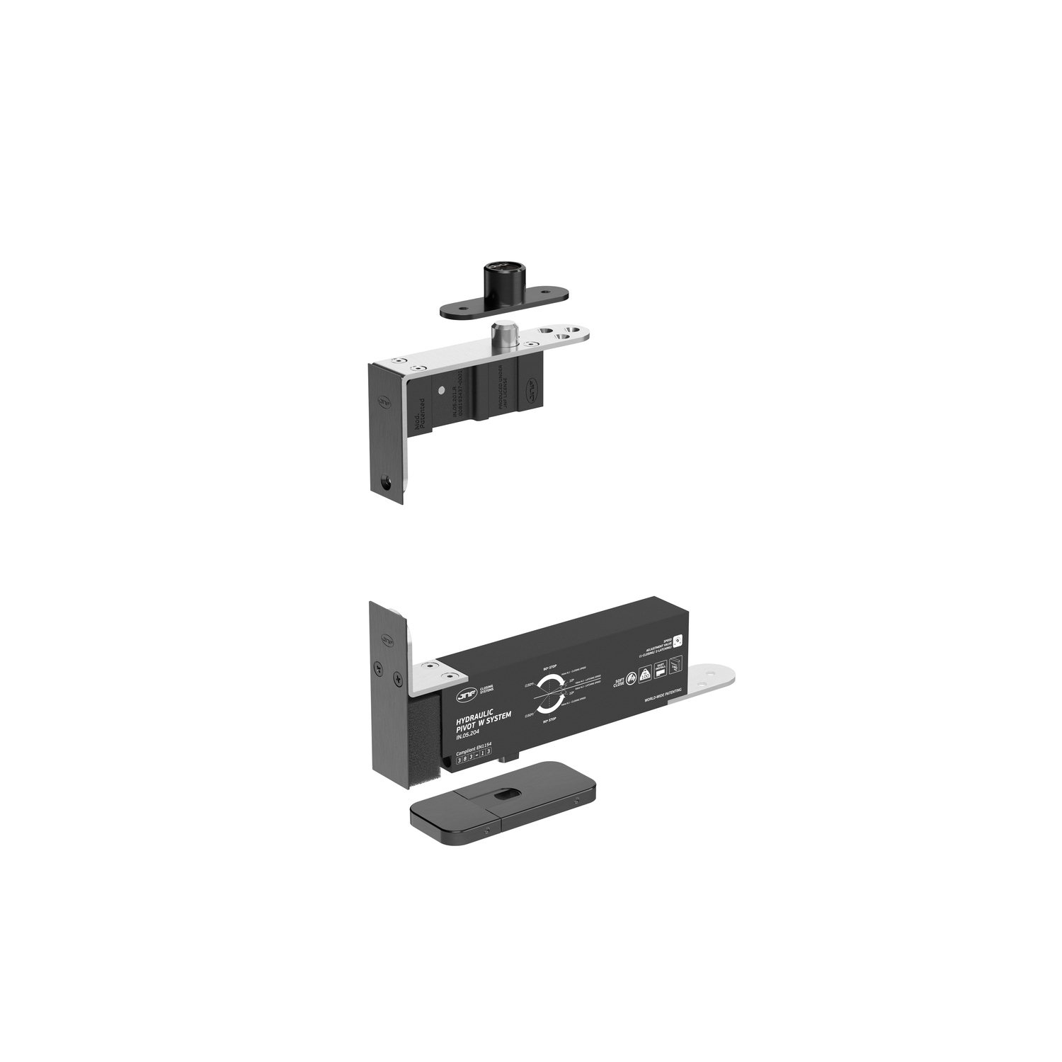 Pivot hydraulique 100 EDGE PVD noir