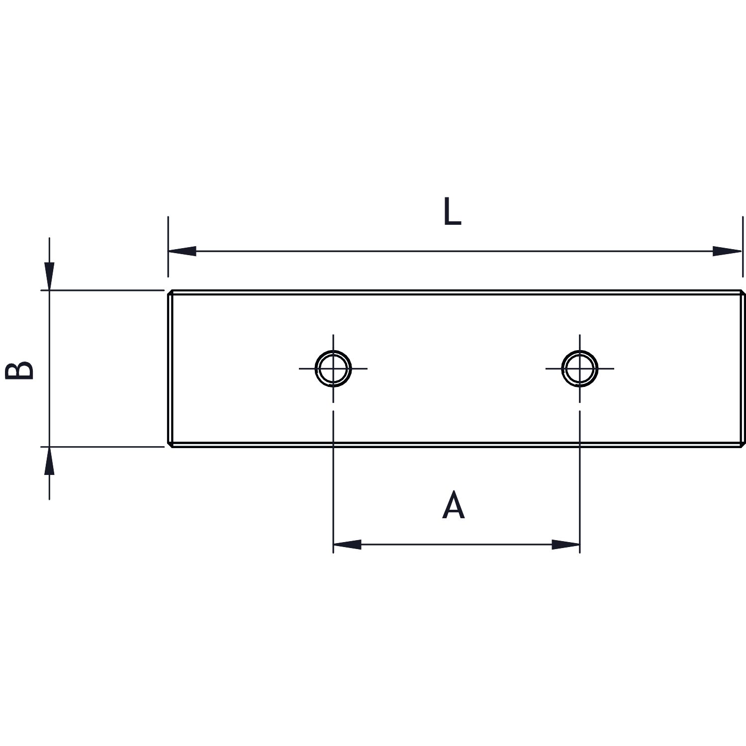 Bouton track ea32 l50 chêne brun foncé 