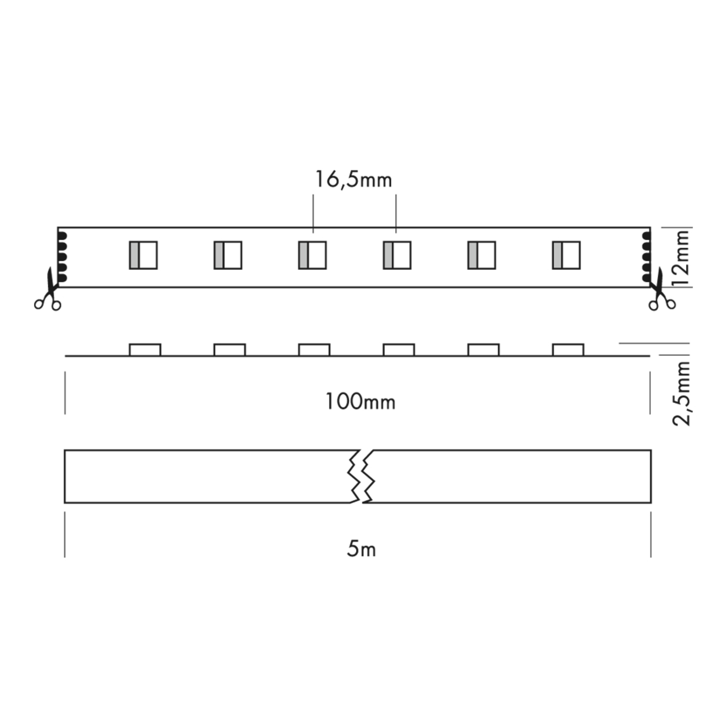 Proled Flex strip RGBW 4000K 5M
