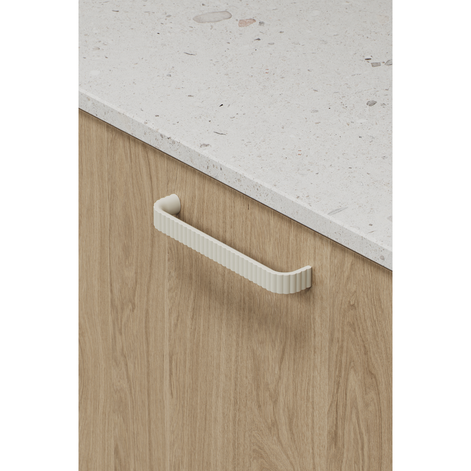 Poignée LACE EA160 L171 zamac beige 