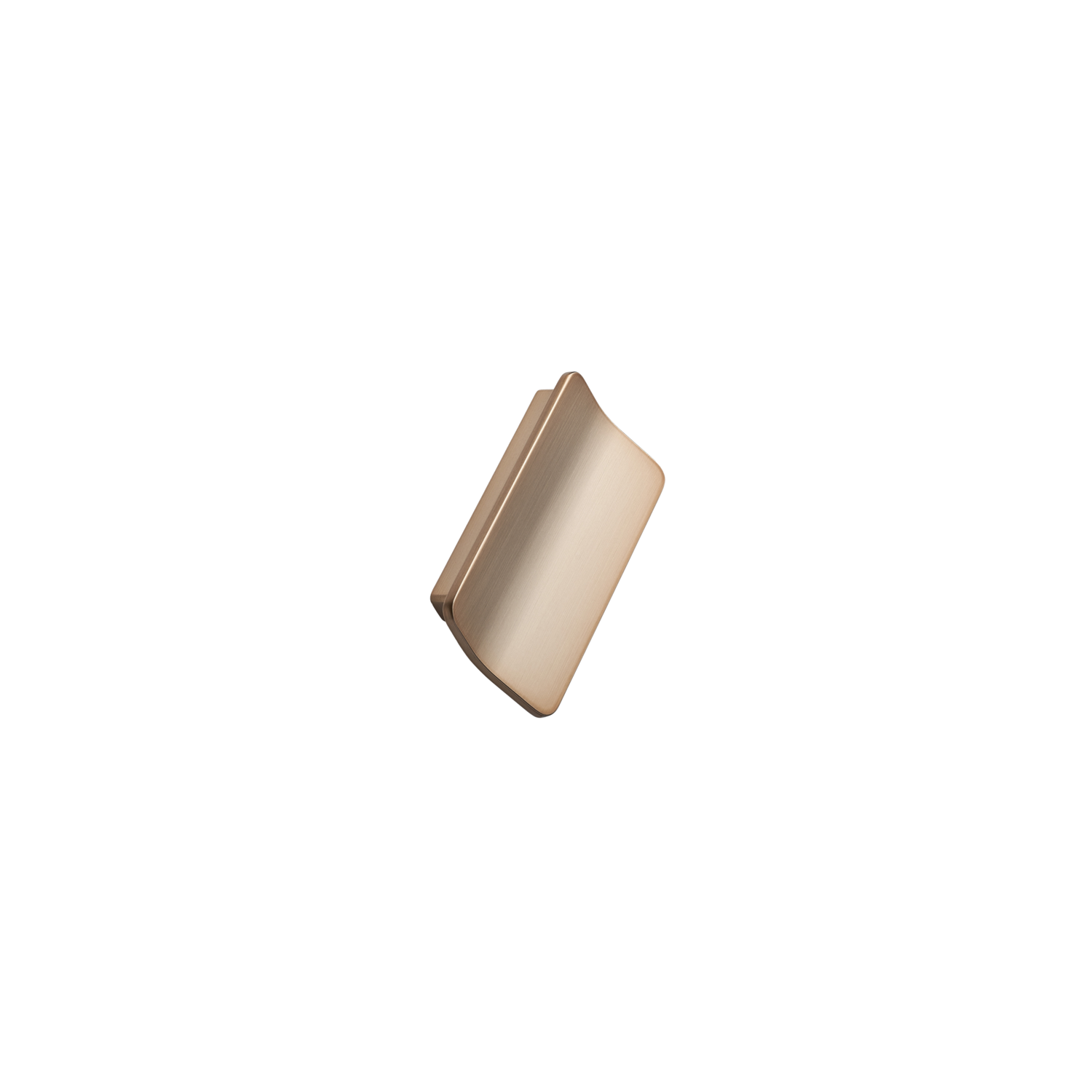 Greep leaf ba64 l85 zamak geborsteld goud