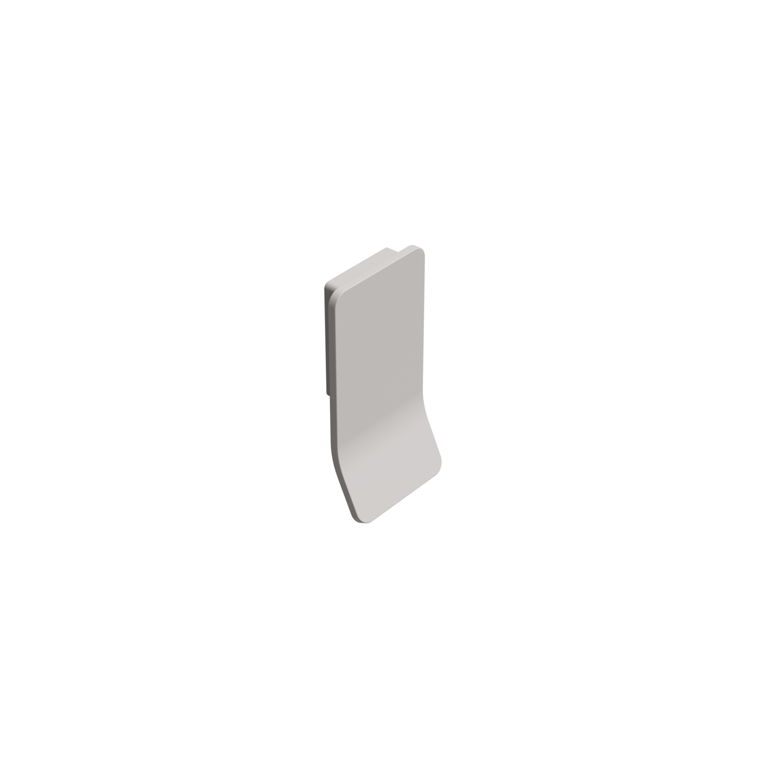 Poignée LEAF EA32 L42,5 zamac beige mat 