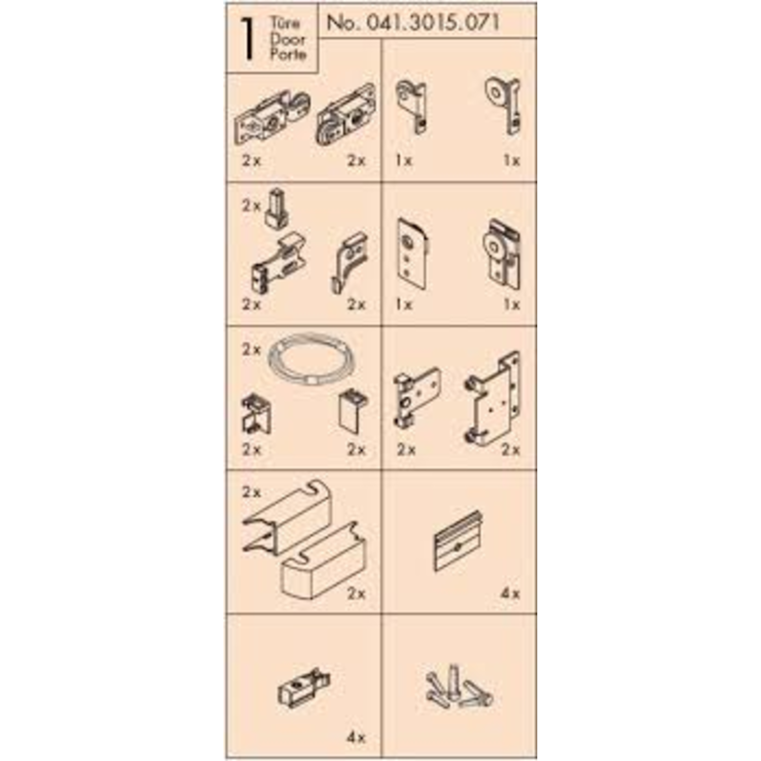 Hawa Libra 20 hInslide/Forslide garniture de base