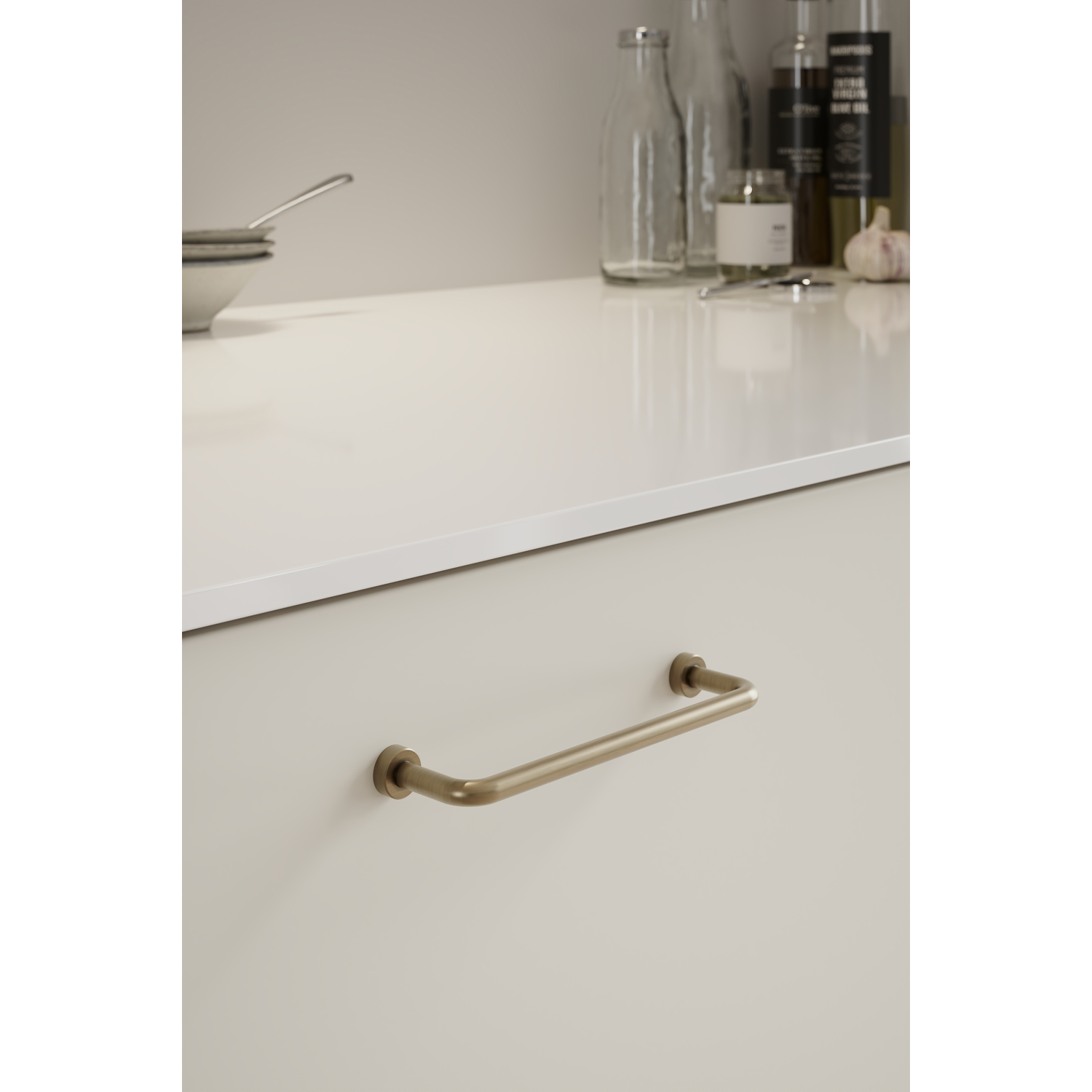 Poignée LOUNGE EA128 L142 Laiton patiné 
