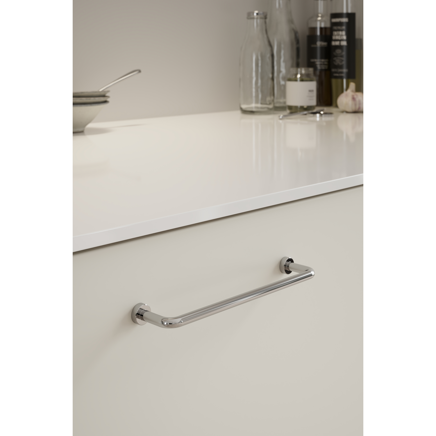 Greep LOUNGE BA160 L174 rvs chroom