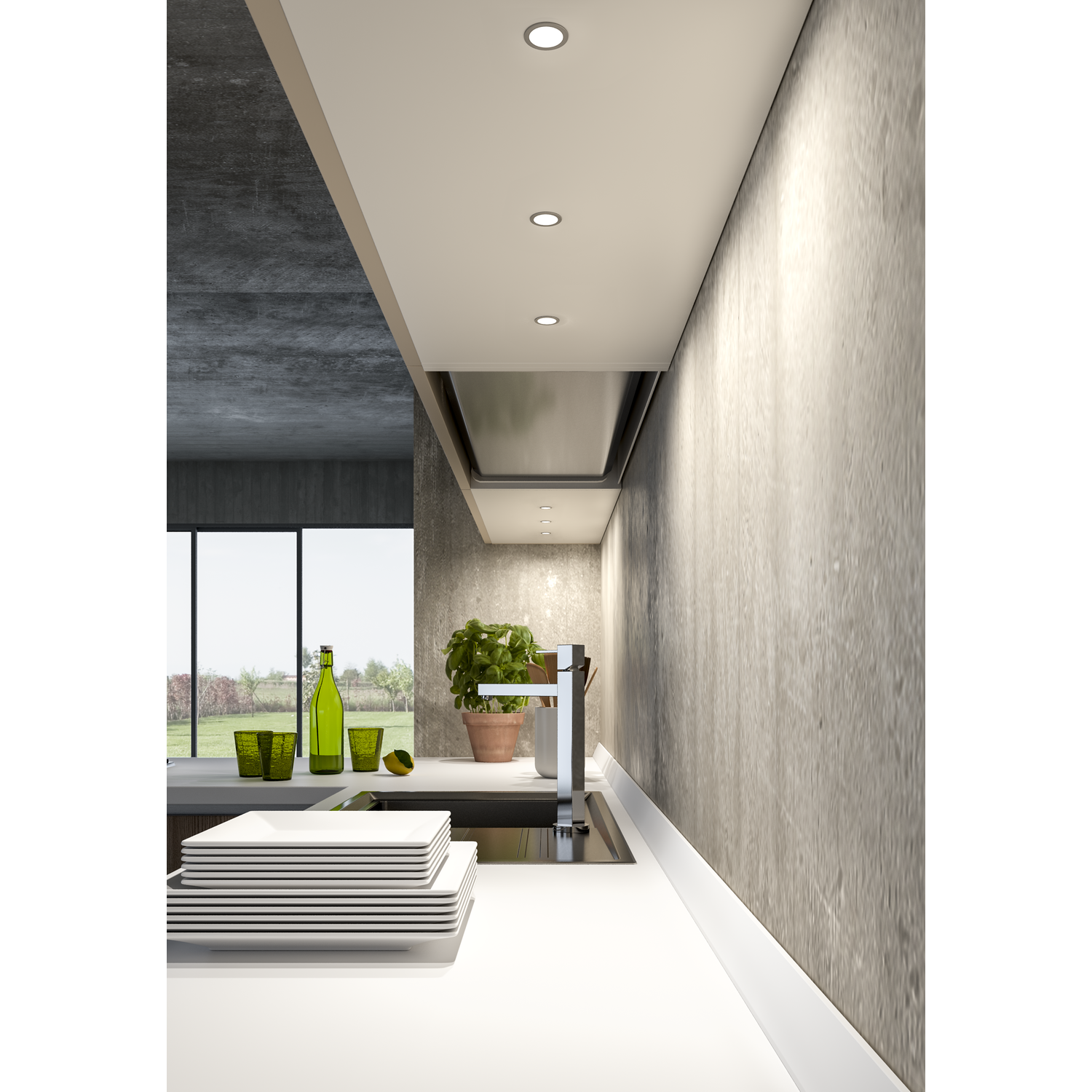 Led nube 35 3000K 12V 1.8W zwart