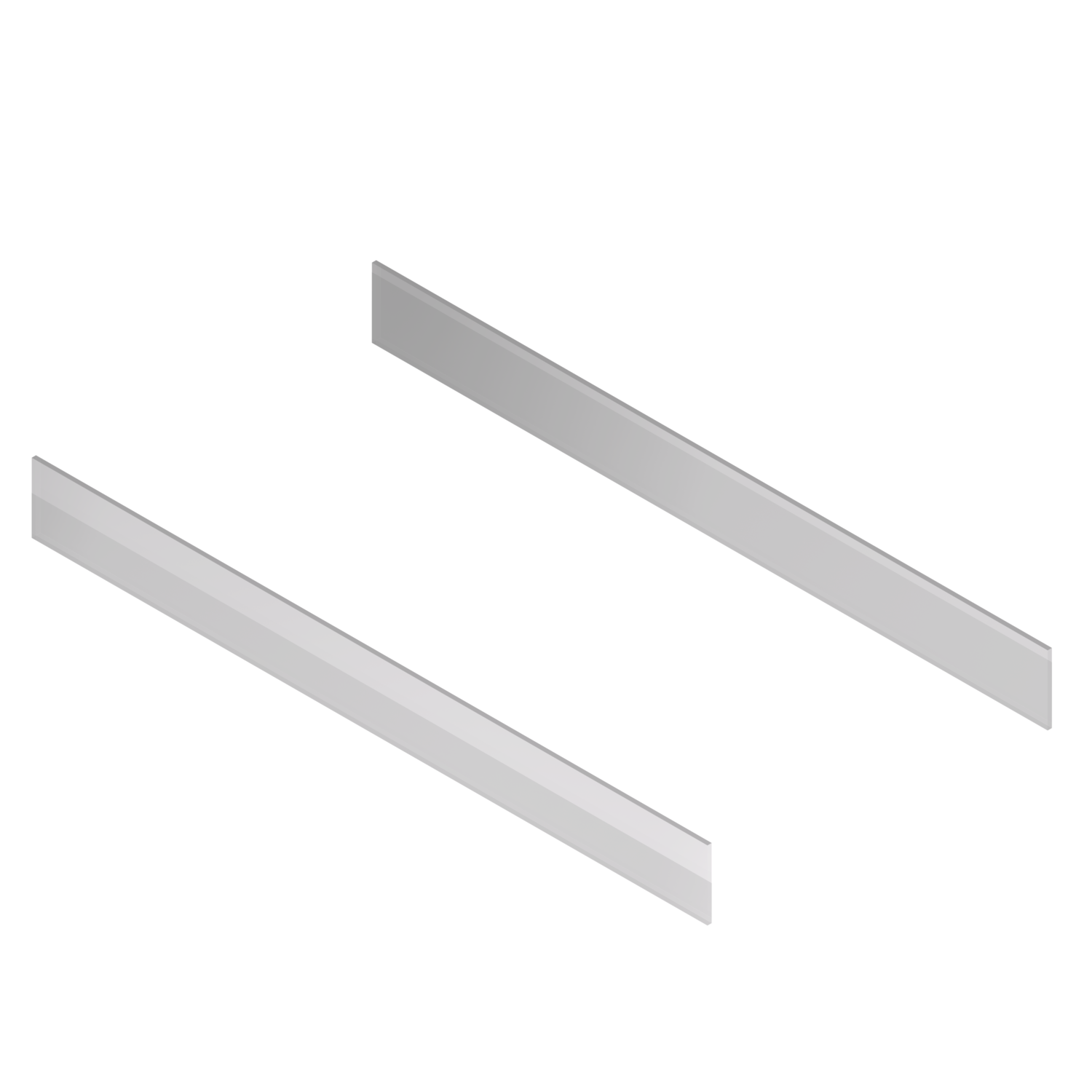 Chic line front/rugset  glas l. 270  h.61  d.4mm