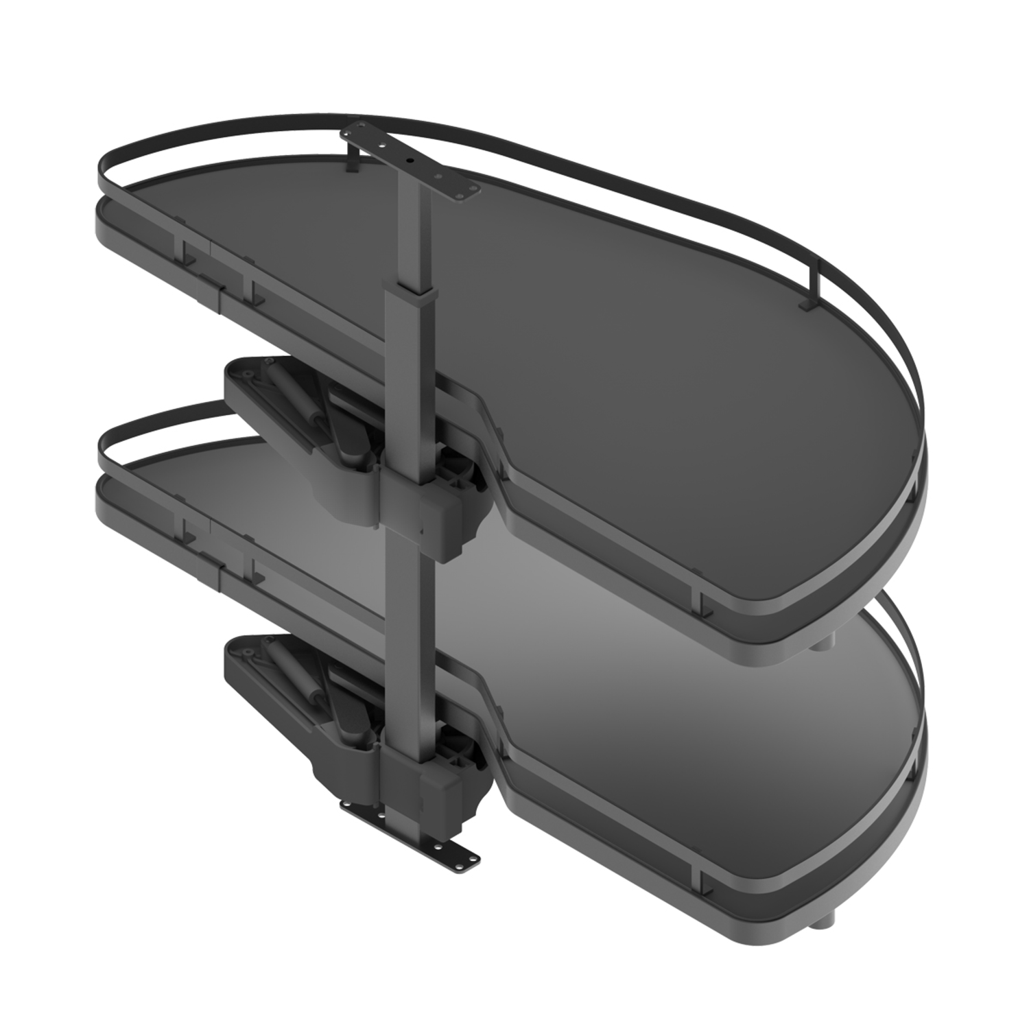 MC Line Dolphin 45cm droite anthracite avec double amortisseur