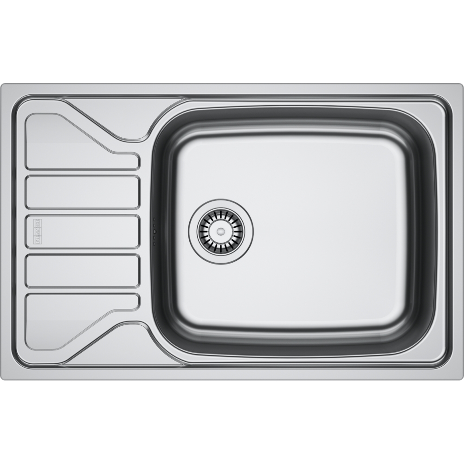 Flash - Evier à encastrer / 780x500mm / Vidage Manuel / Inox