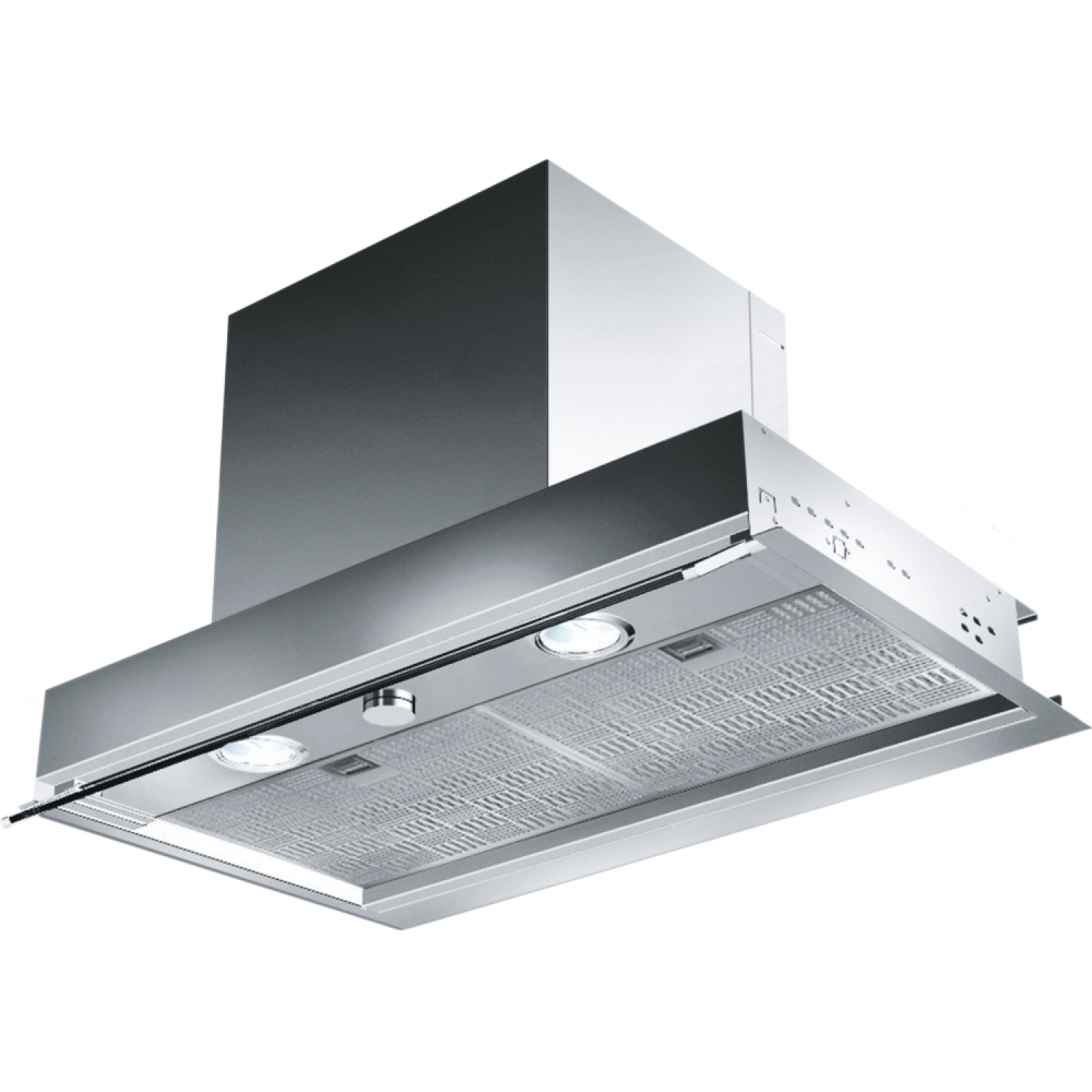STYLE PLUS - Inbouwdampkap rvs, 600 mm