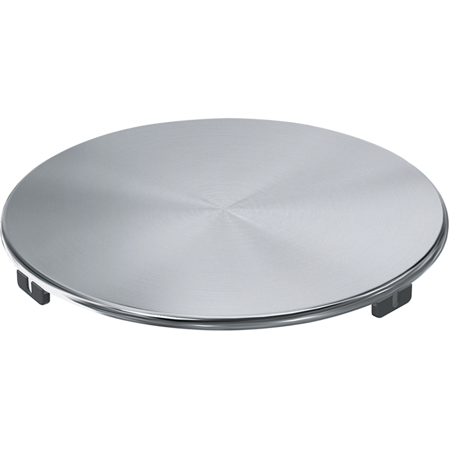 Cache-bonde rond en inox