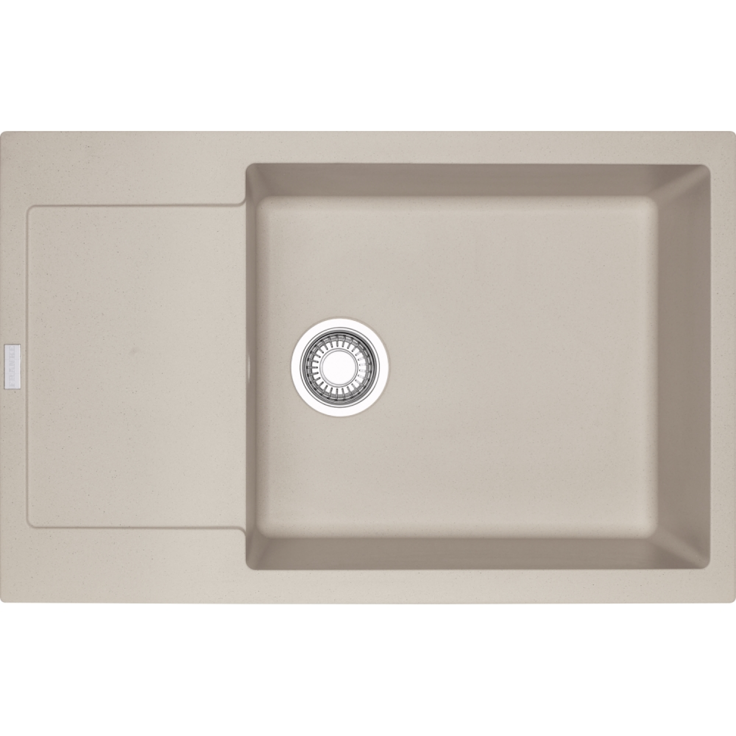 MARIS - Inbouwspoeltafel / 780 x 500mm / Manuele Lediging / Koffieroom