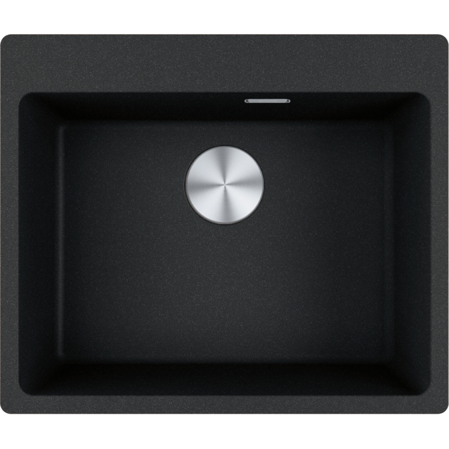 Maris - inbouwspoelbak / 590 x 500 mm / 1 bak / Onyx