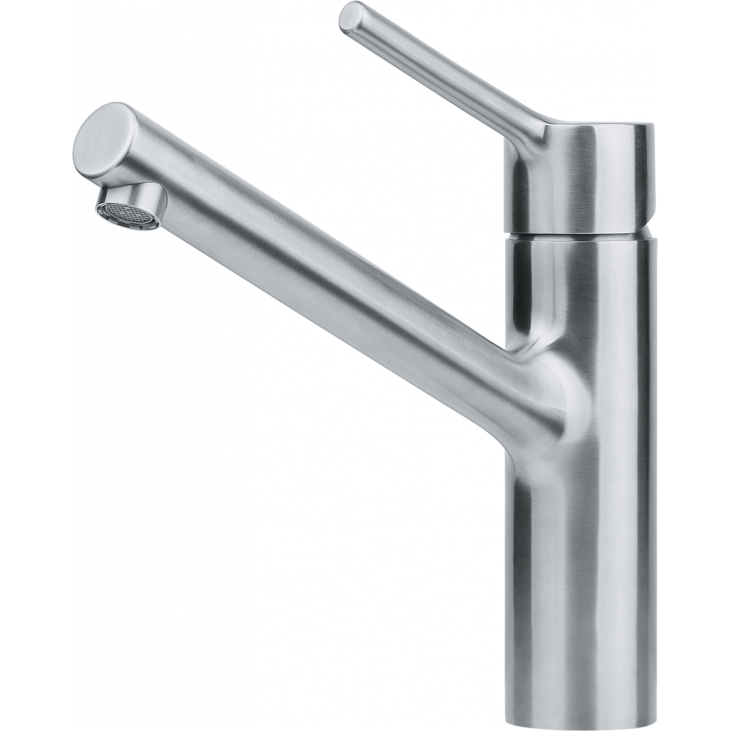 Taros Neo - Eéngreepsmengkraan met zwenkbare uitloop / Side lever / RVS
