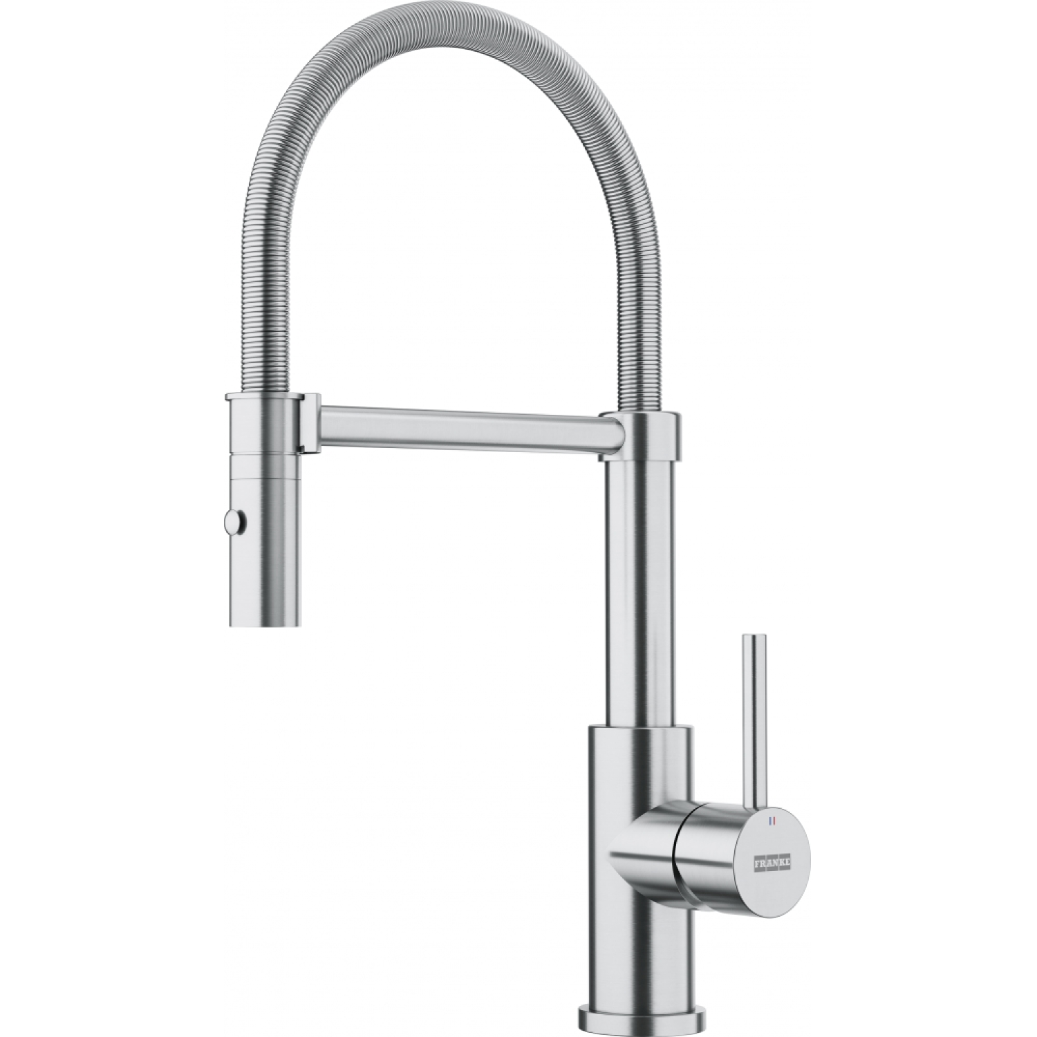 Smart Glenda Semi-pro - Mitigeur à bec mobile / 2 jets / Levier sur le côté / Inox