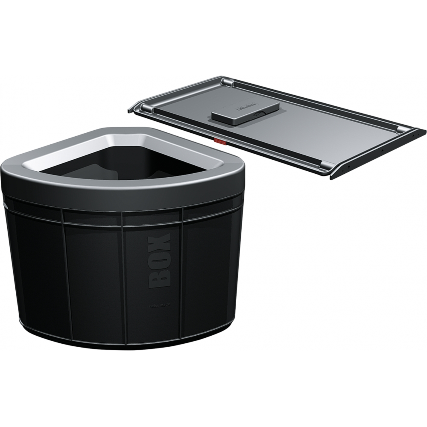Sorter Solo - Récipient / Ouverture latérale / 600 mm / 40 l / Raccord / Porte-récipient