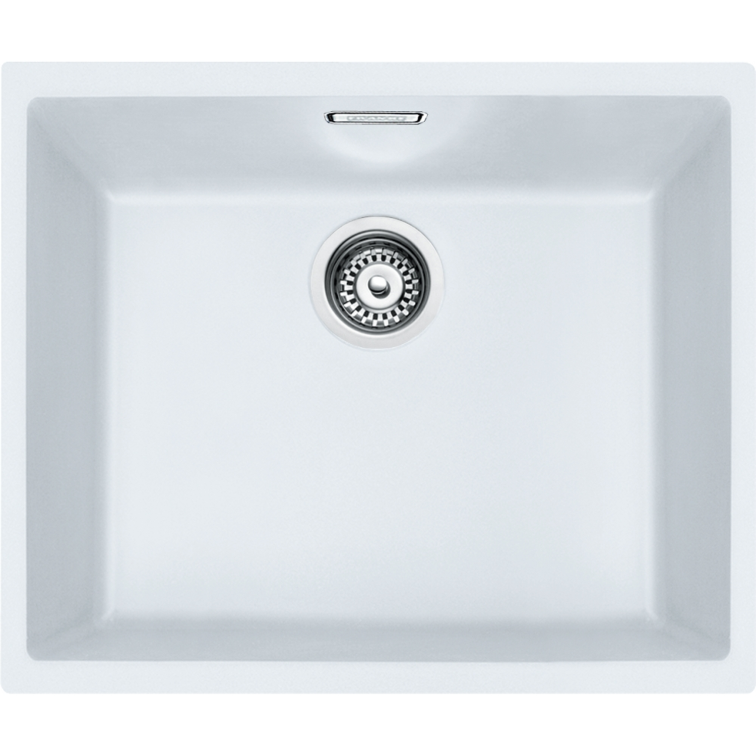 Sirius - Onderbouwspoelbak / 525 x 440 mm / 1 bak / Effen Wit
