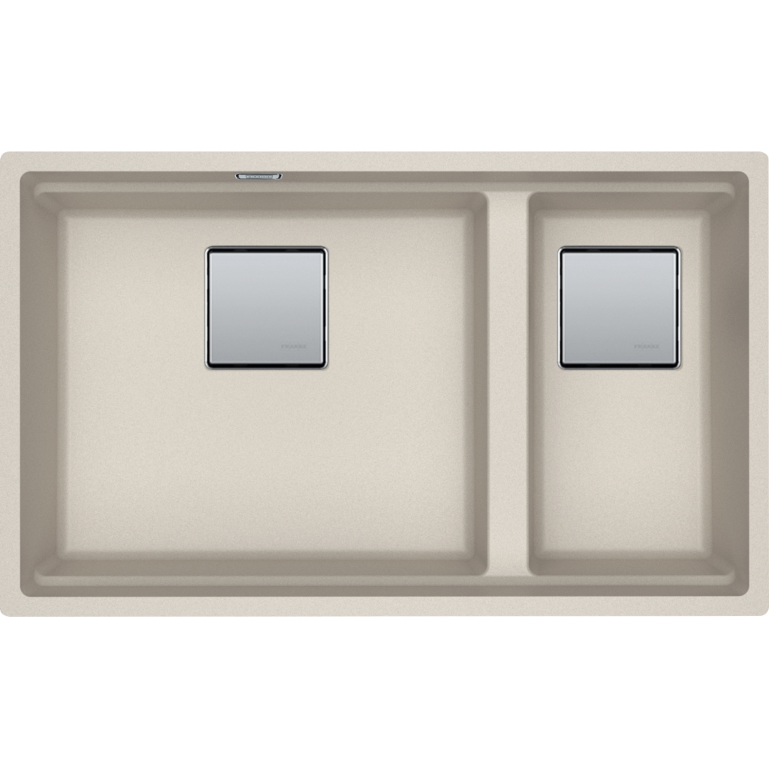 Kubus 2.0 - Onderbouwspoelbak / 620 x 420 mm / Koffie Room