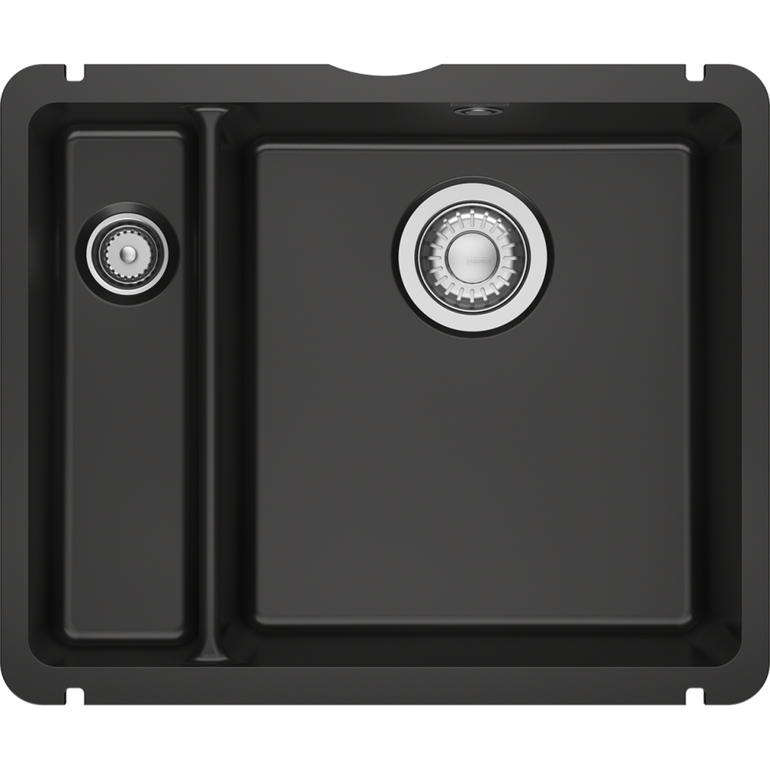 KUBUS X - Cuve à sous-encastrer / 545 x 454mm / Vidage manuel / Anthracite mat