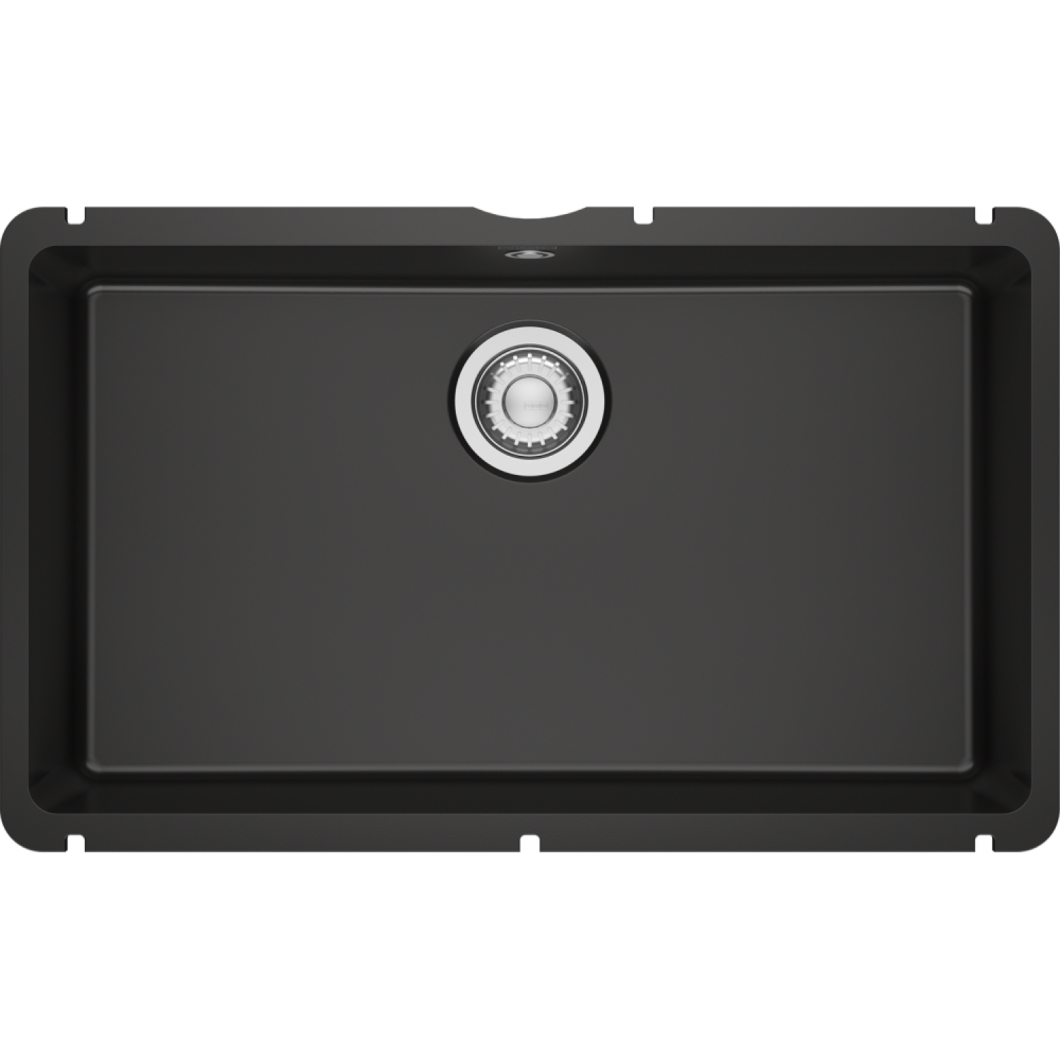 KUBUS X - Cuve à sous-encastrer / 745 x 454mm / Vidage manuel / Anthracite mat
