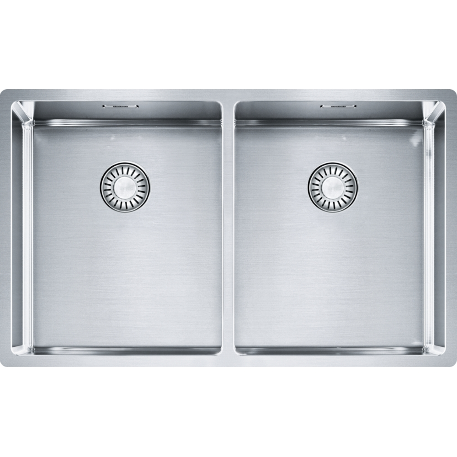 Box - Vlakbouw-, SlimTop- en onderbouwspoelbak / 740 x 450  mm/ Glad