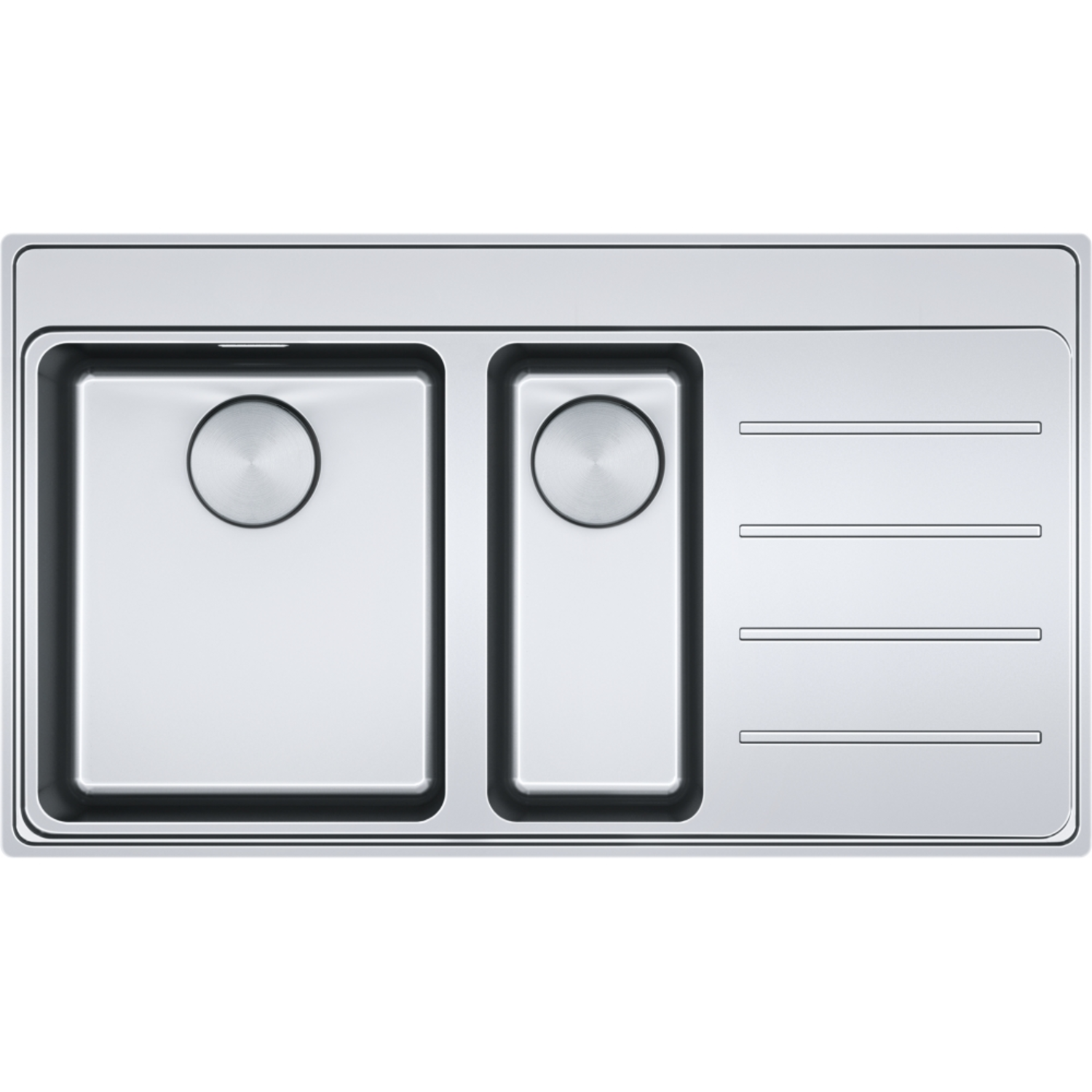 Mythos - Vlakbouw/slimtop / 860 x 520 mm / 1 + 1/2 bak / Glad