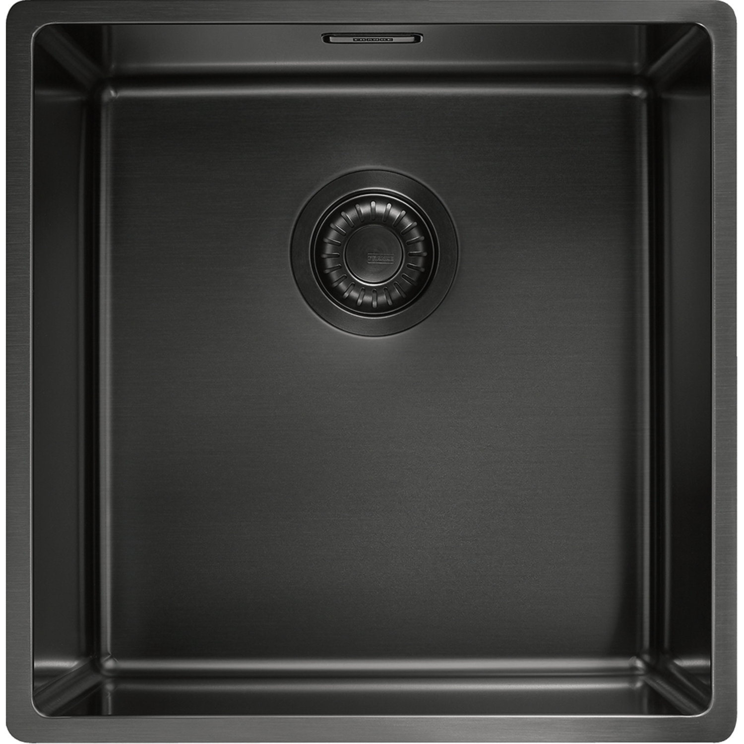 MYTHOS MASTERPIECE - Cuve à affleurer/à sous-encastrer / 430 x 440 mm / Vidage automatique / Anthracite