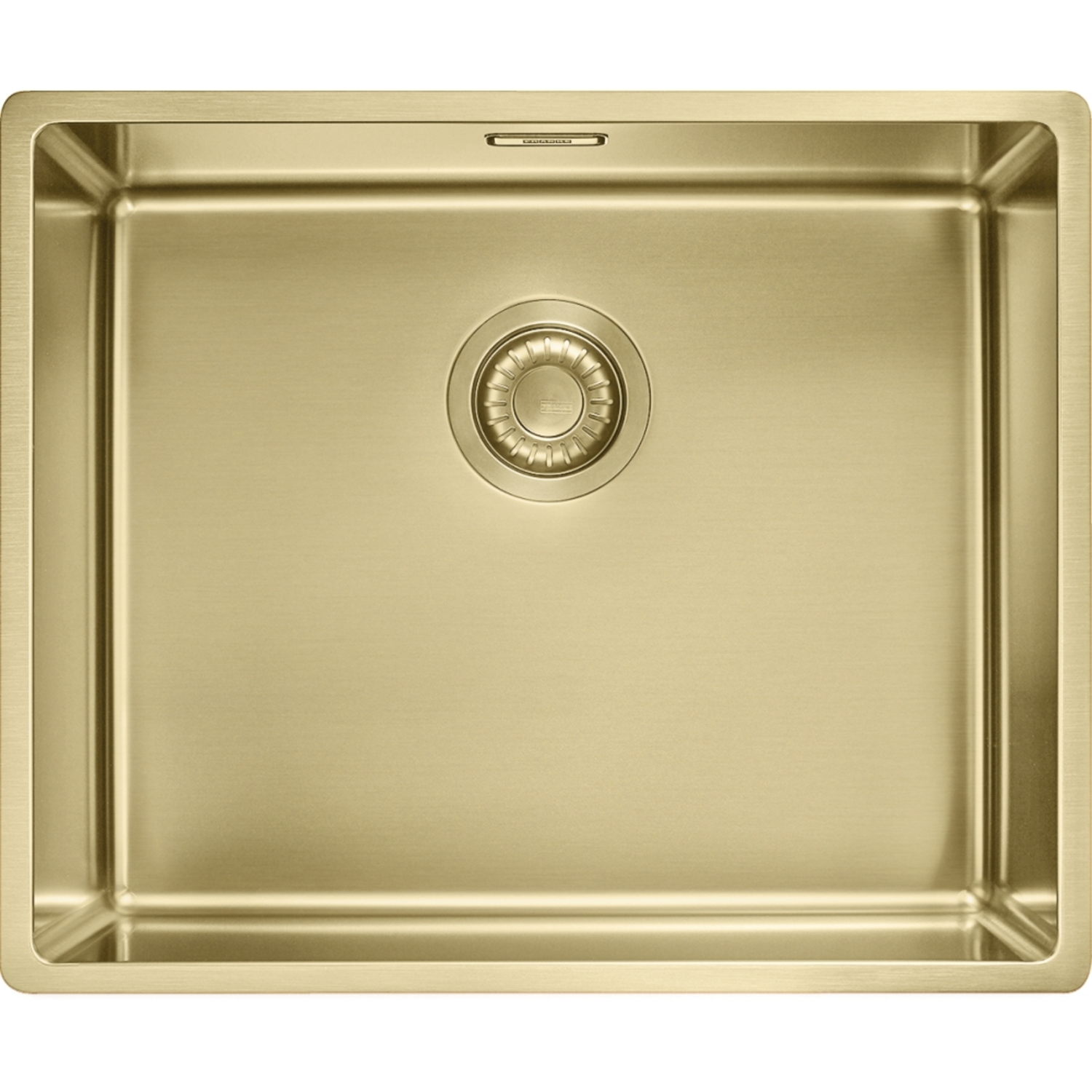 MYTHOS MASTERPIECE - Cuve à affleurer/à sous-encastrer / 540 x 450 mm / Vidage manuel / Reflet d'or