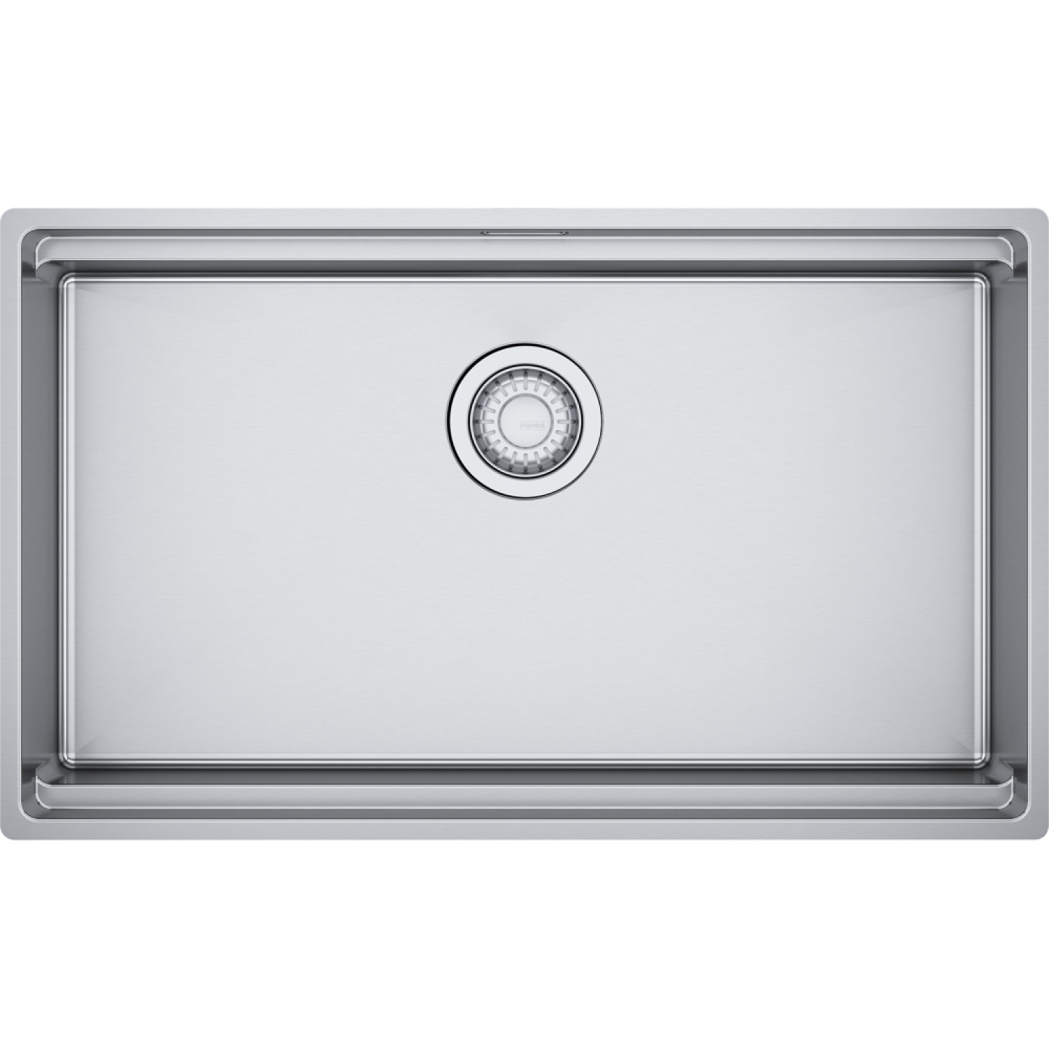 BOX PRO - Vlakbouwspoelbak / SlimTop / Onderbouw / 1 bak / 700 x 410 x 200 mm / Manuele lediging / RVS glad + Set 3 accessoires