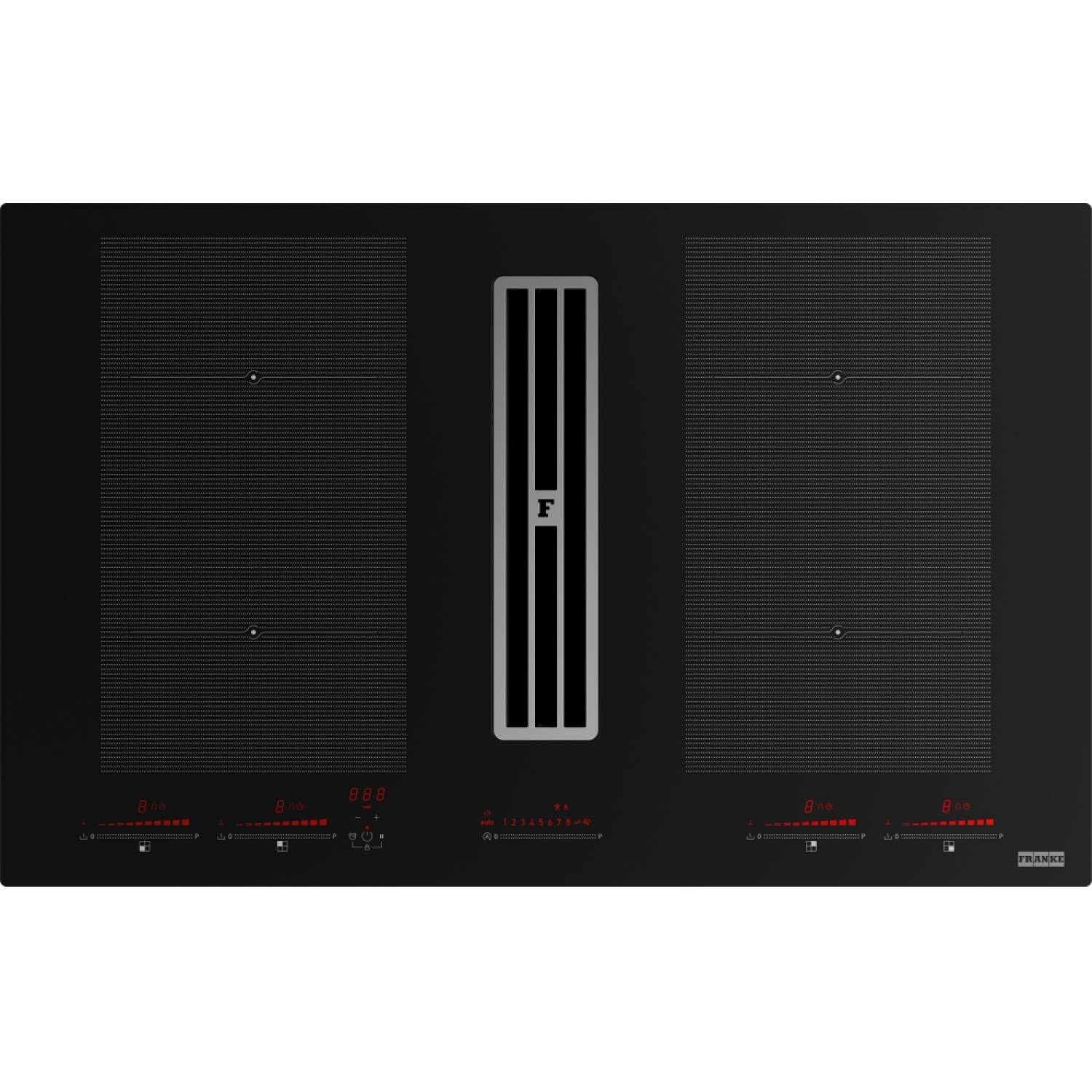 Maris 2Gether - Plaque à induction avec hotte aspirante / 830 mm / recirculation