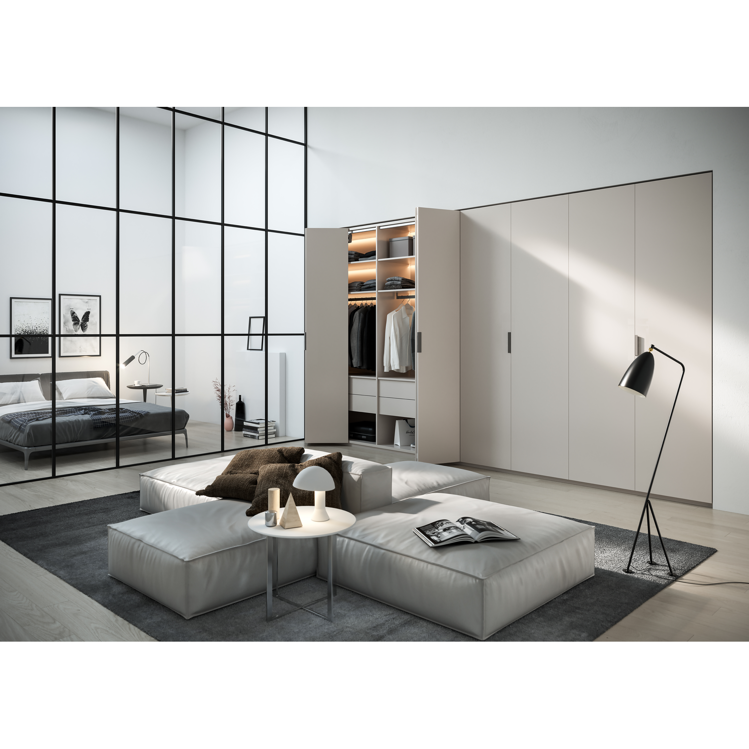 PS23 - 50 cache gris pvc 