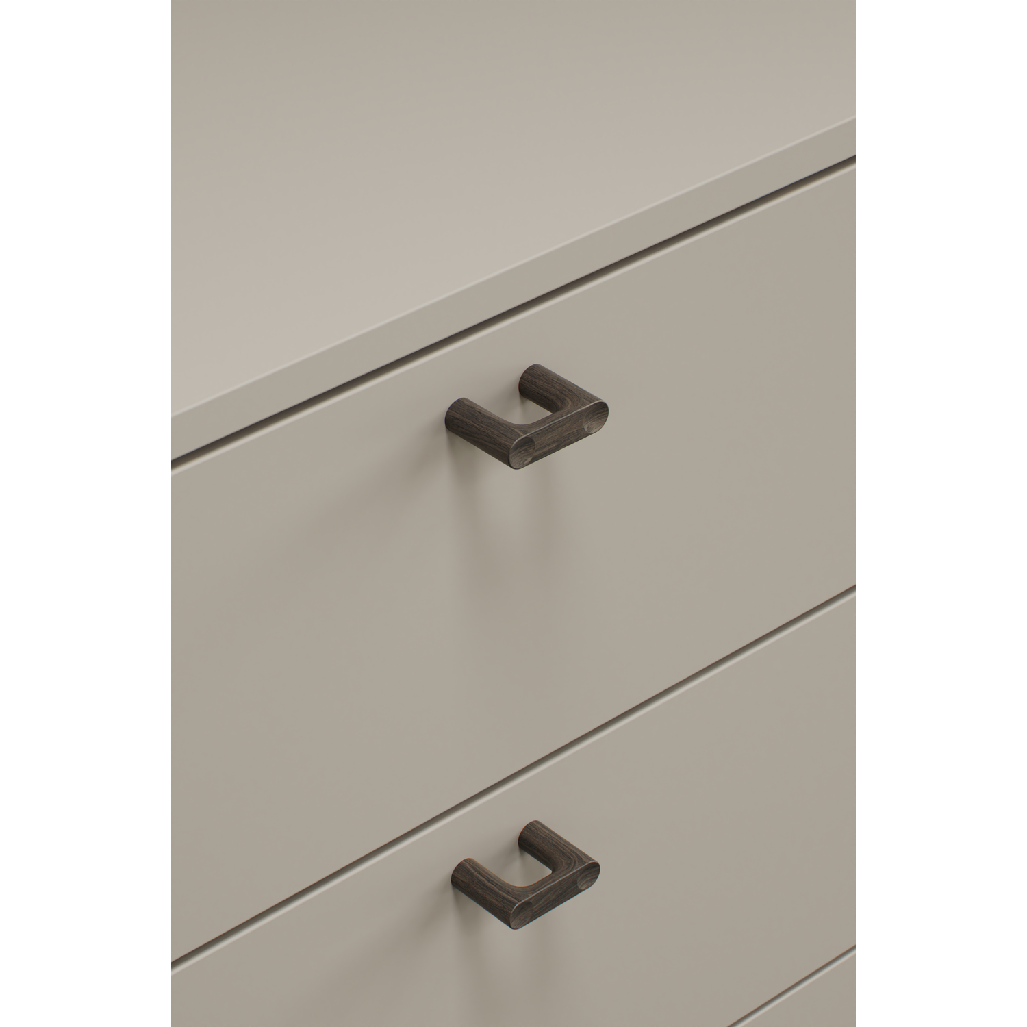 Knop punto ba32 l44 eik donker bruin