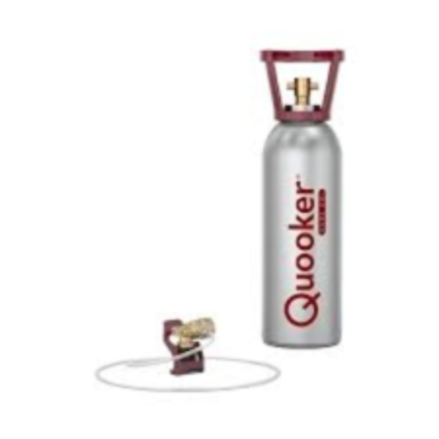 Quooker starter kit 3kg co2 1 co₂ cil inder met aansluit set 420l. bruiswater
