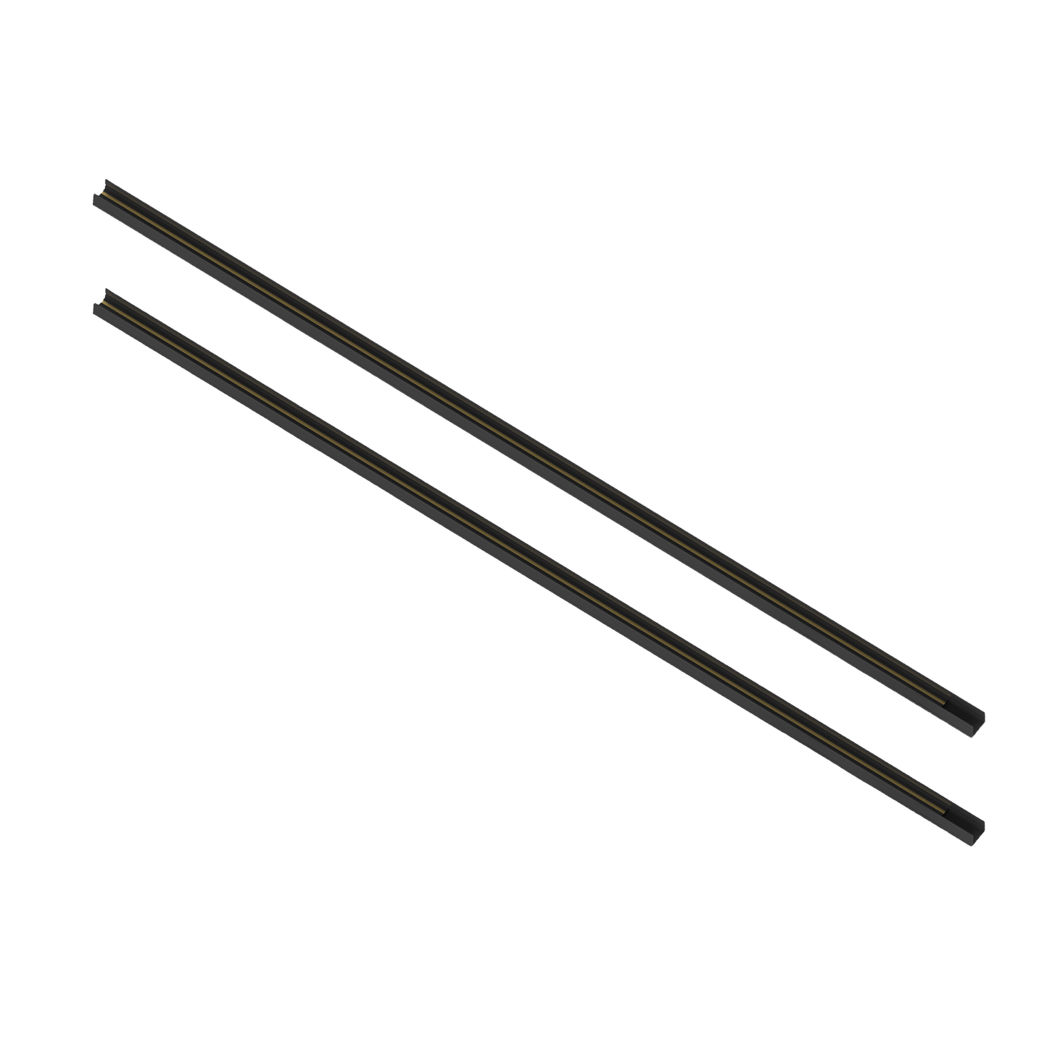 Rail électrificé lite track 2000mm noir (2 pcs) 