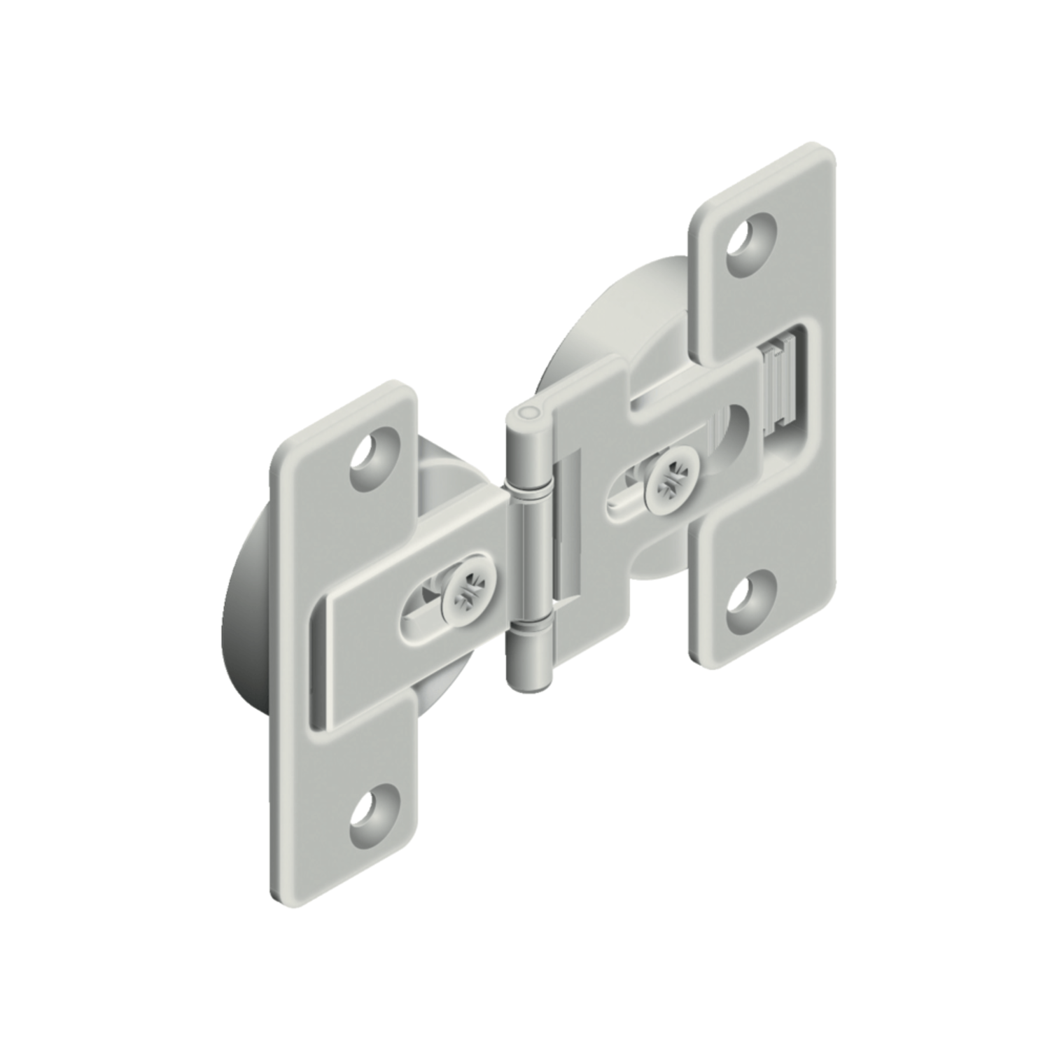 PS23 - 50 charnière centrale adaptable nickel 