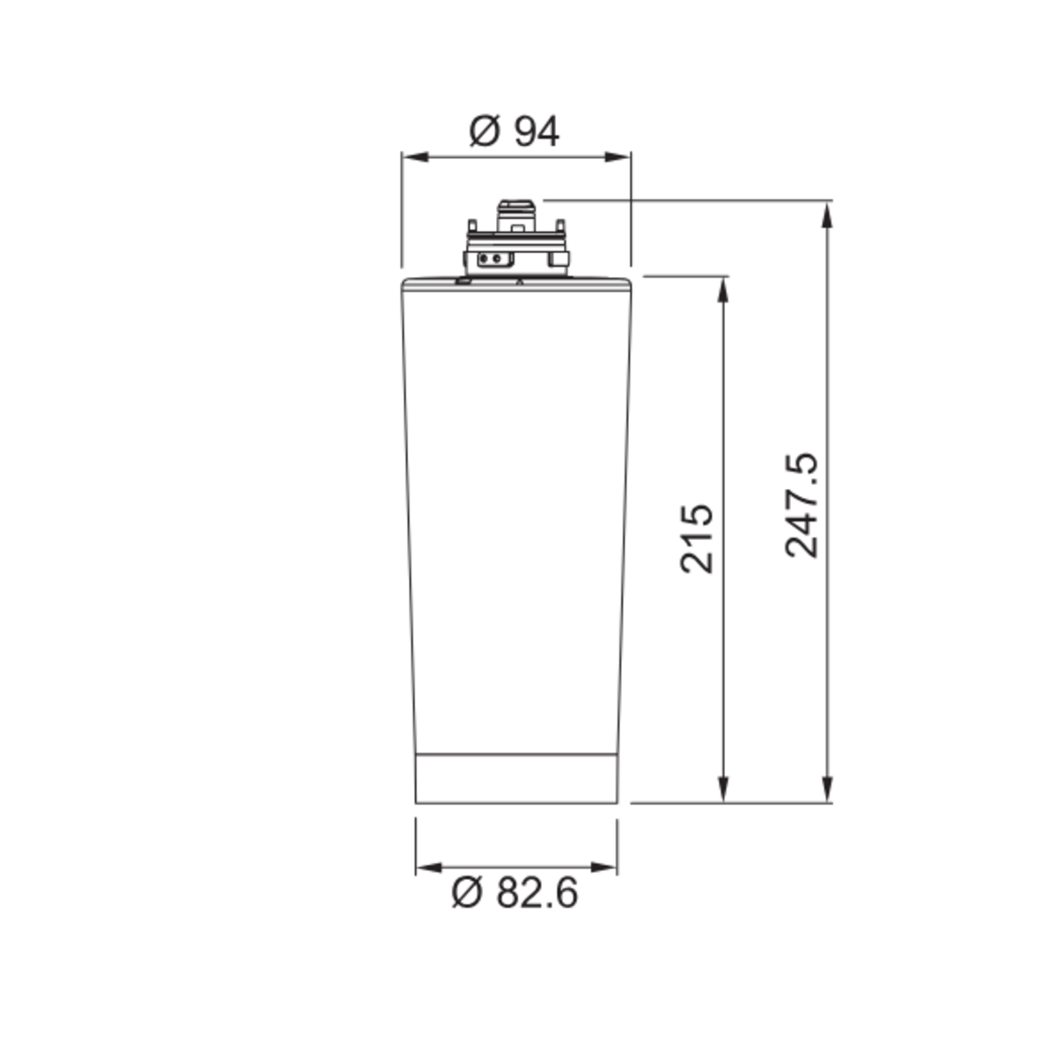 Maris Water Hub - Système 3 en 1 à bec orientable / Levier sur le côté / Anthracite / Bouilloire 4 litres