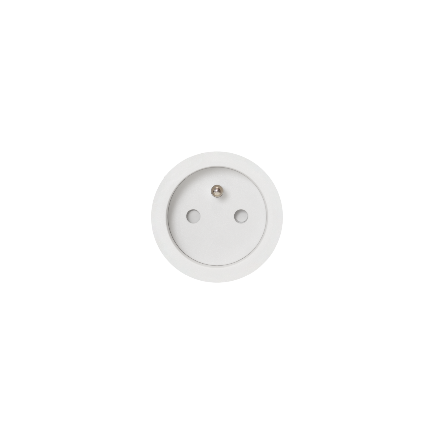 Rond 2.0 - Unifit SE prise de courant b-f blanc