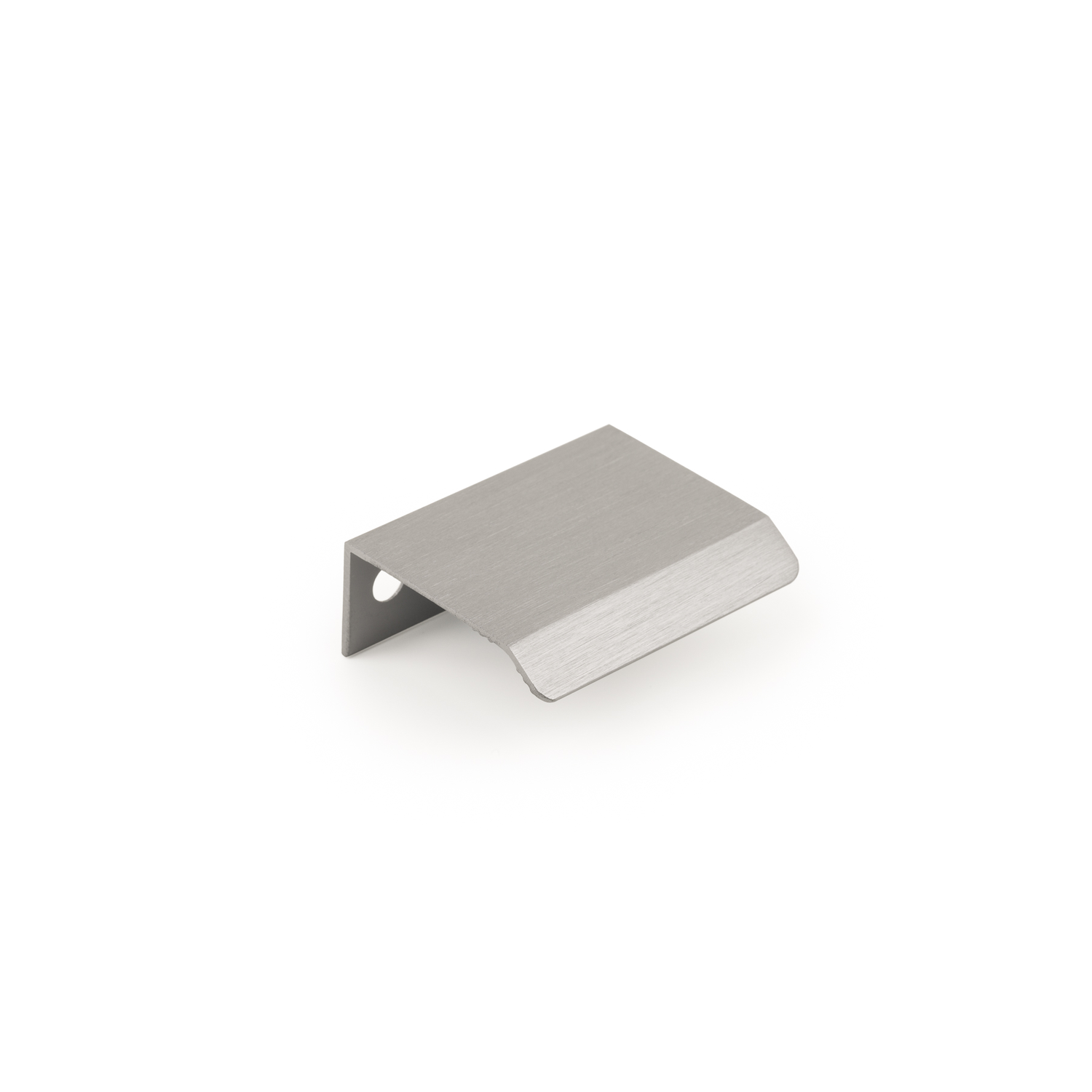 Poignée CURVE BA32 L45 aluminium brossé gris