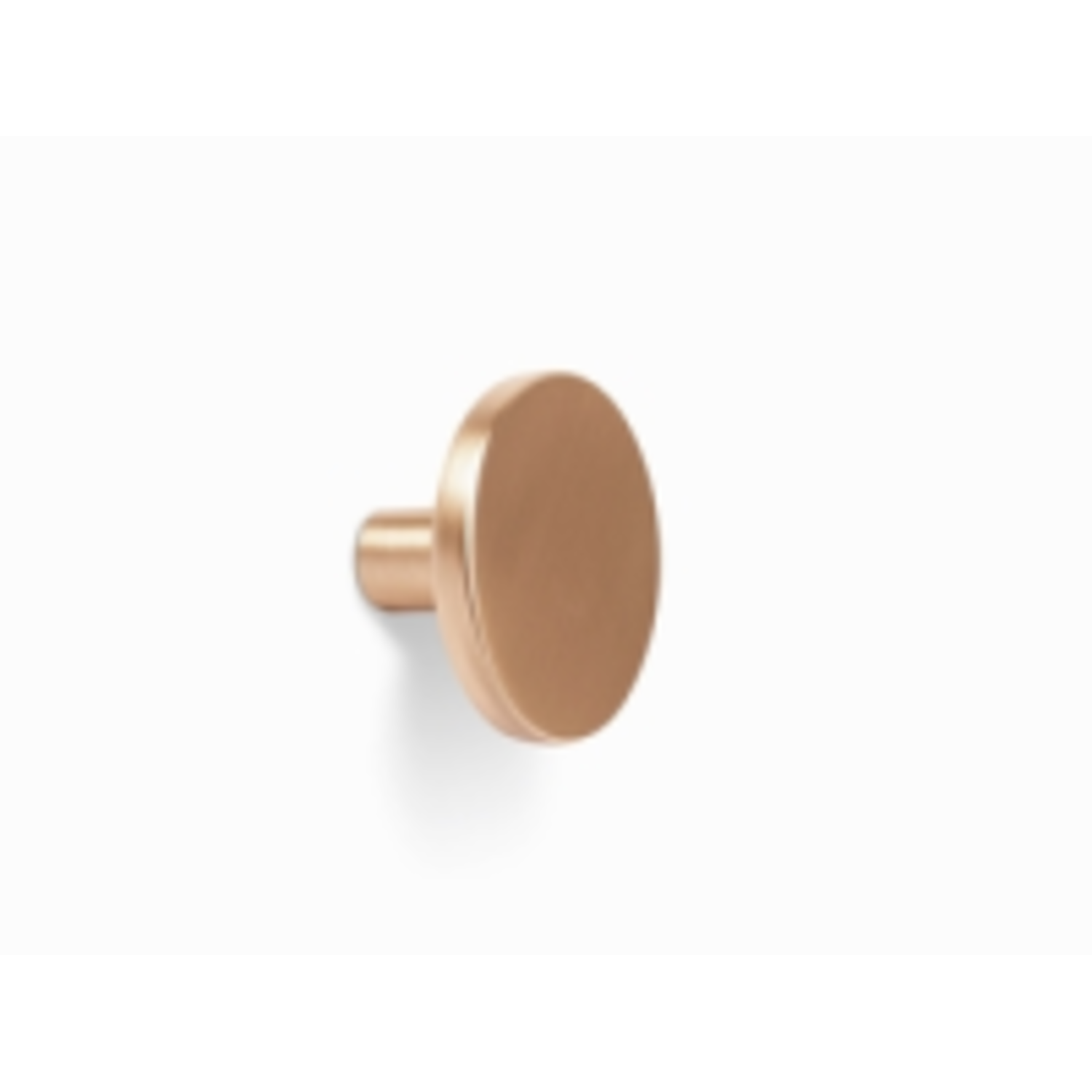 Bouton COMO BIG Ø41 zamac brossé laiton cava