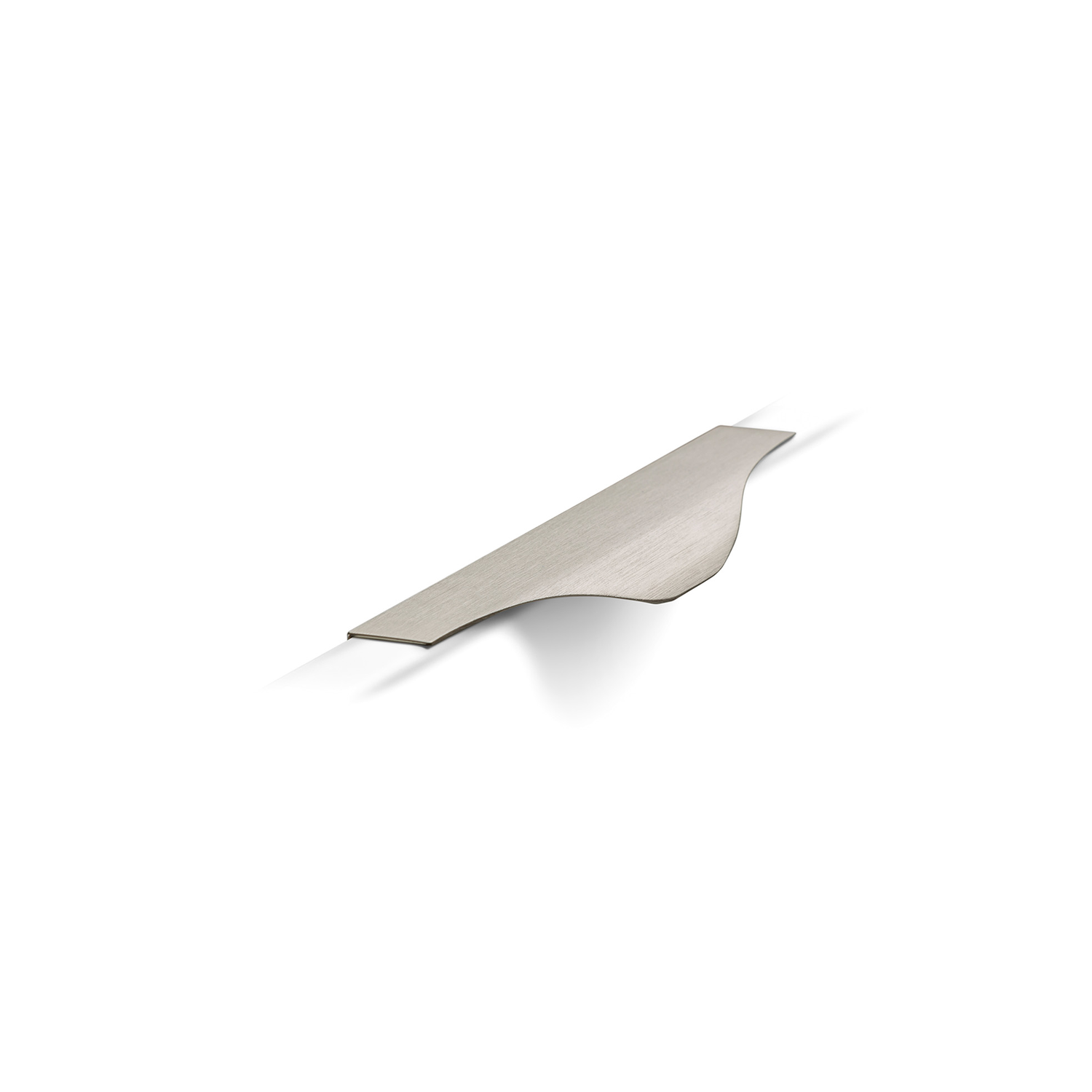 Poignée NOMA BA128 L200 aluminium look inox