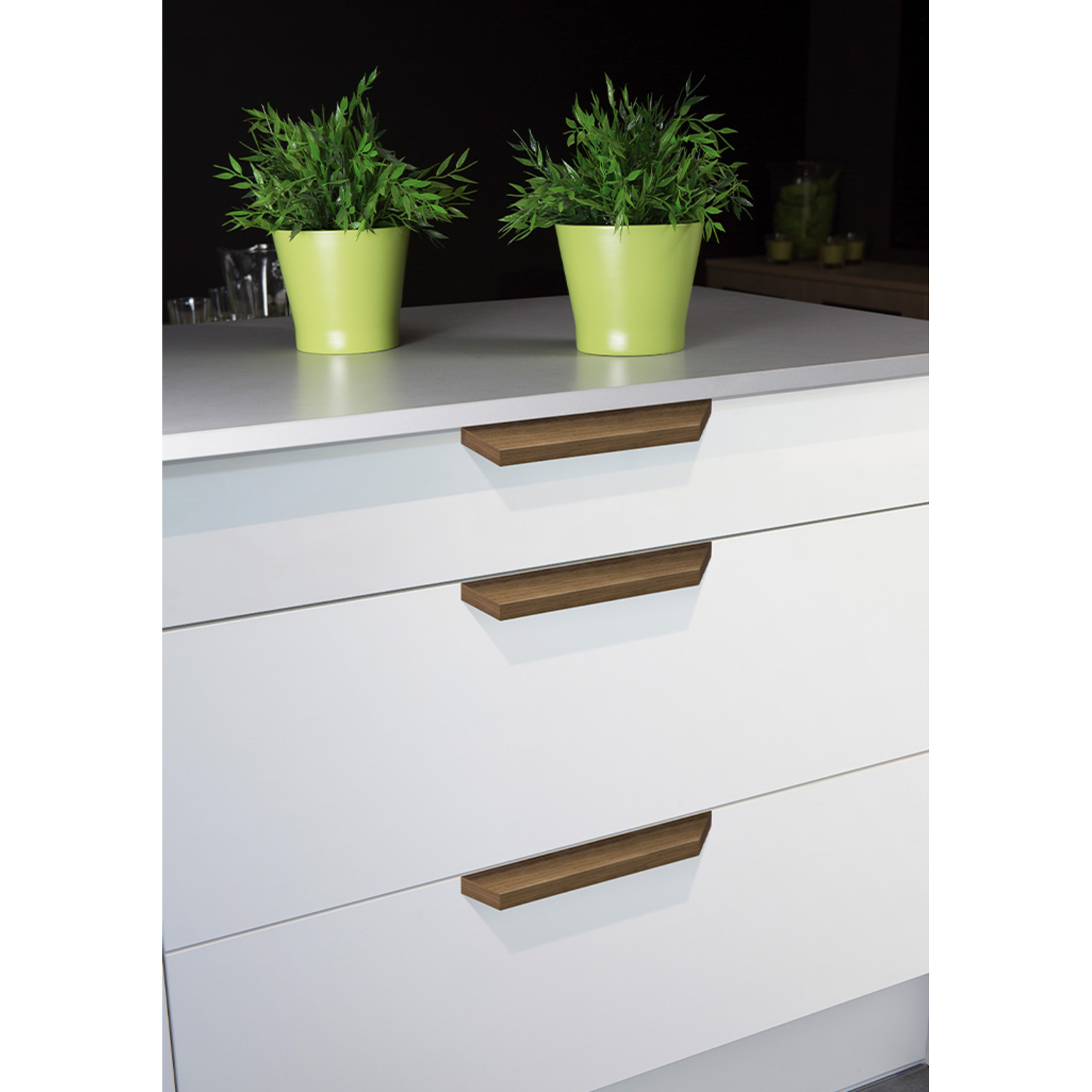 Poignées BARCCO BA160 L200 bois noyer