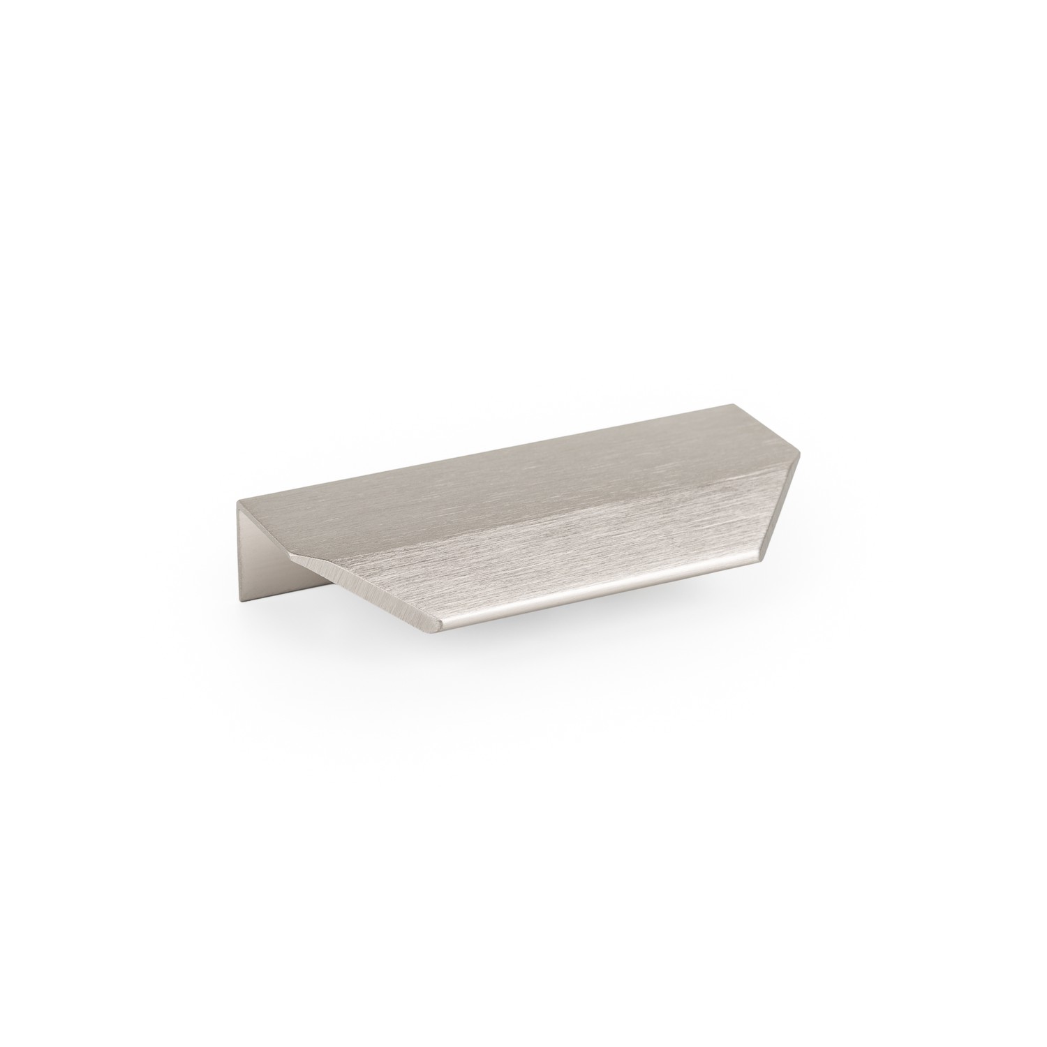 Poignée VANN BA64 L100 aluminium look inox