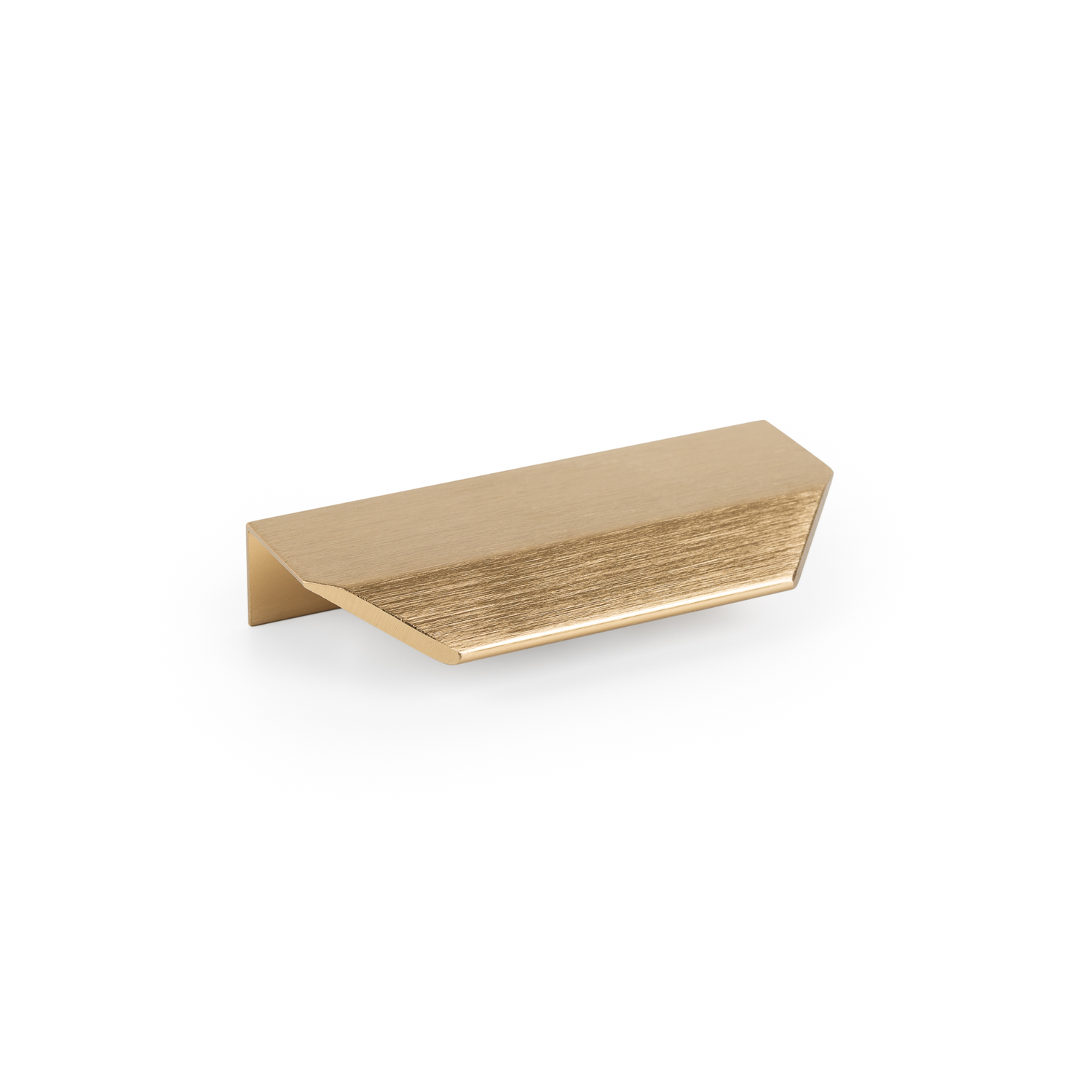 Poignée VANN BA64 L100 aluminium brossé foncé laiton