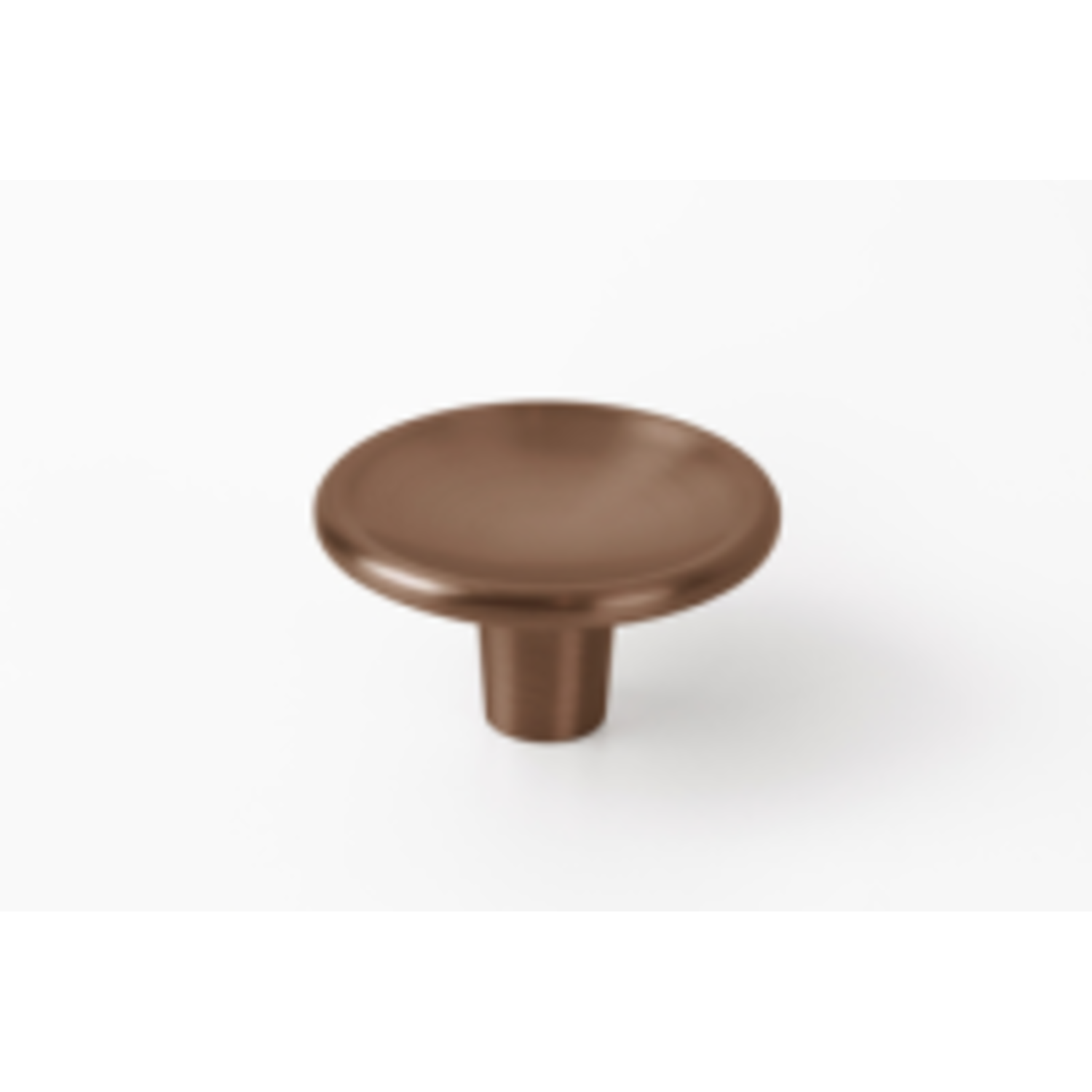 Knop DISC Ø38 zamak geborsteld brons