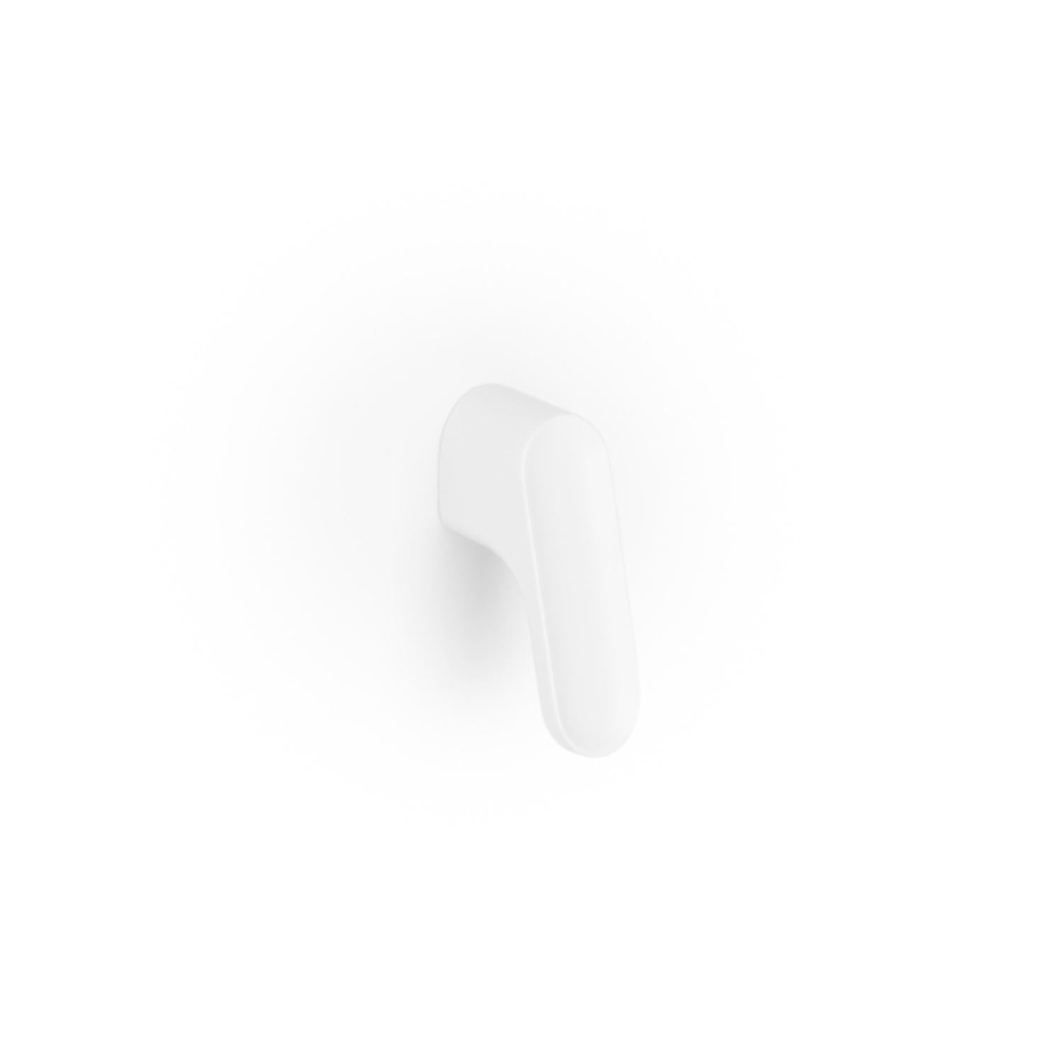 Bouton LUV L51.2 zamac mat blanc