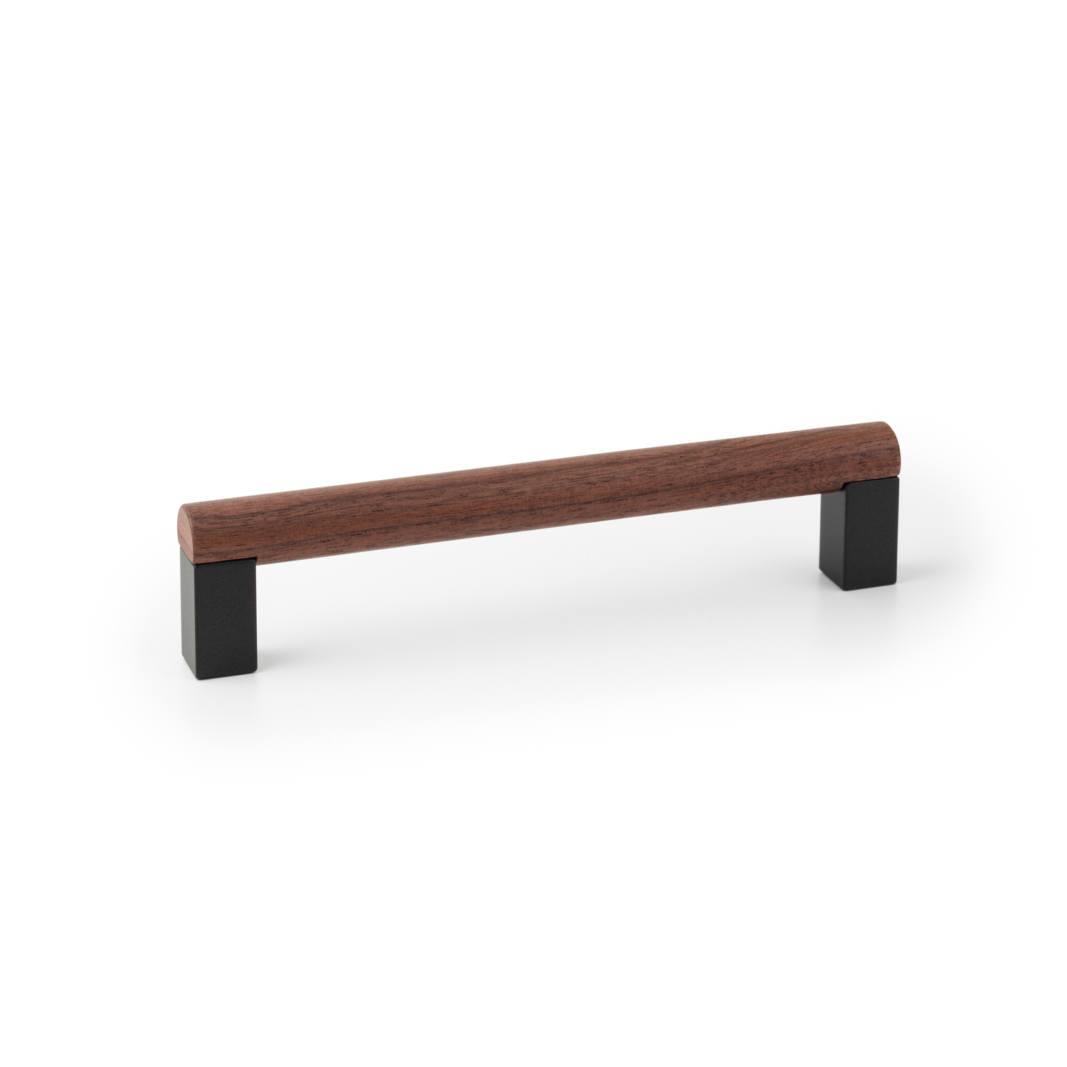 Poignée ETO BA160 L174.6 bois / aluminium noir / noyer