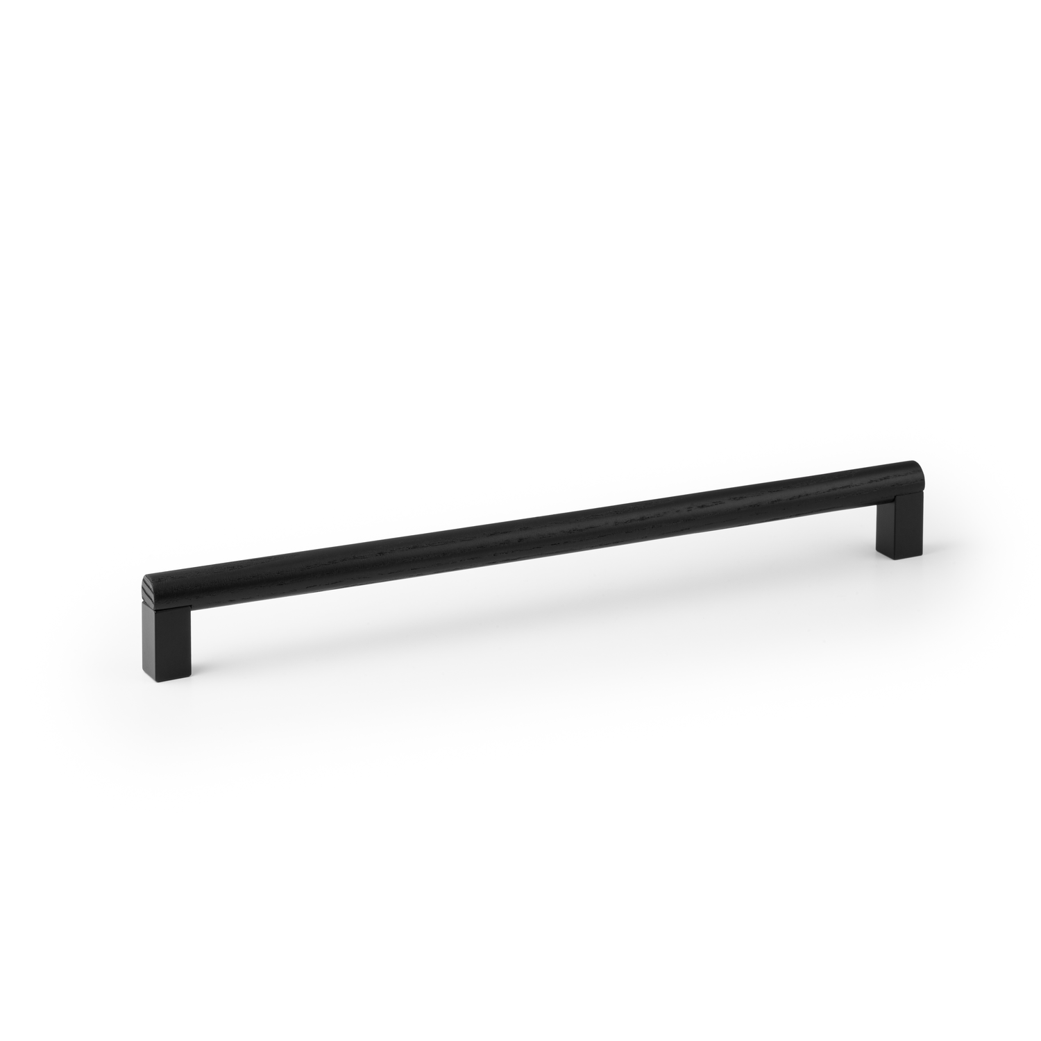 Poignée ETO BA320 L334.6 bois / aluminium noir / noir bois