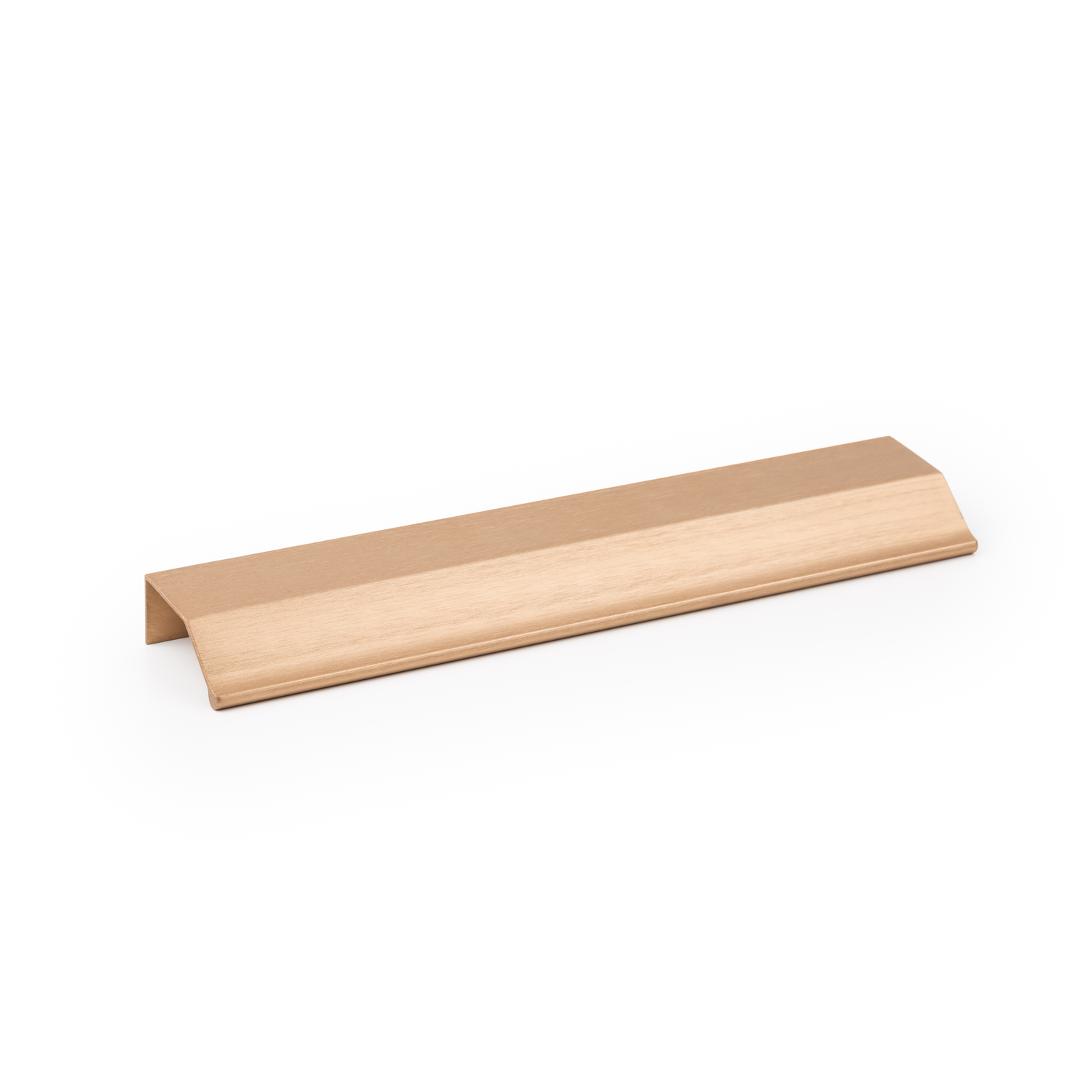Poignée WING BA256 L350 aluminium brossé laiton cava